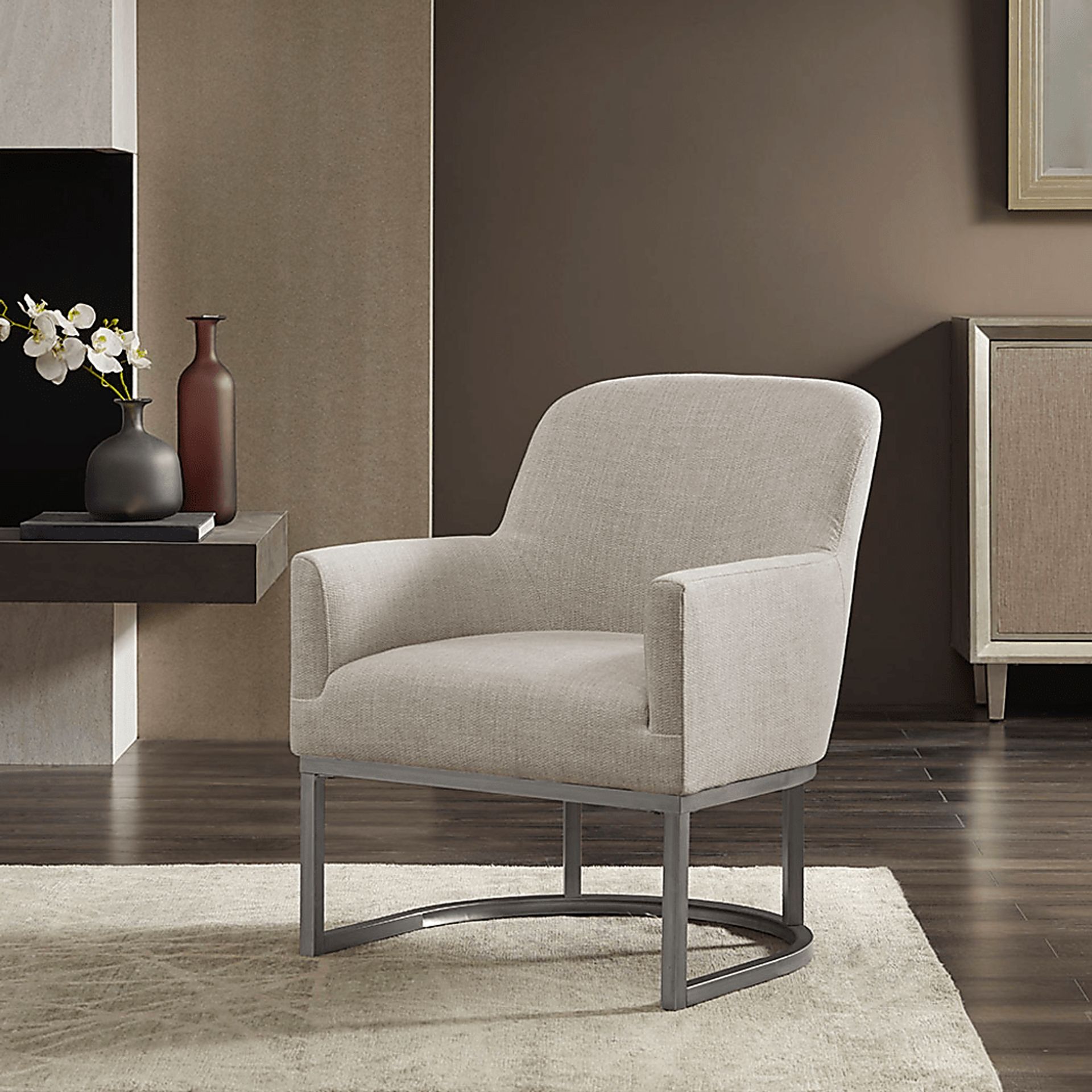 Jimamie Beige Accent Chair - Image 6