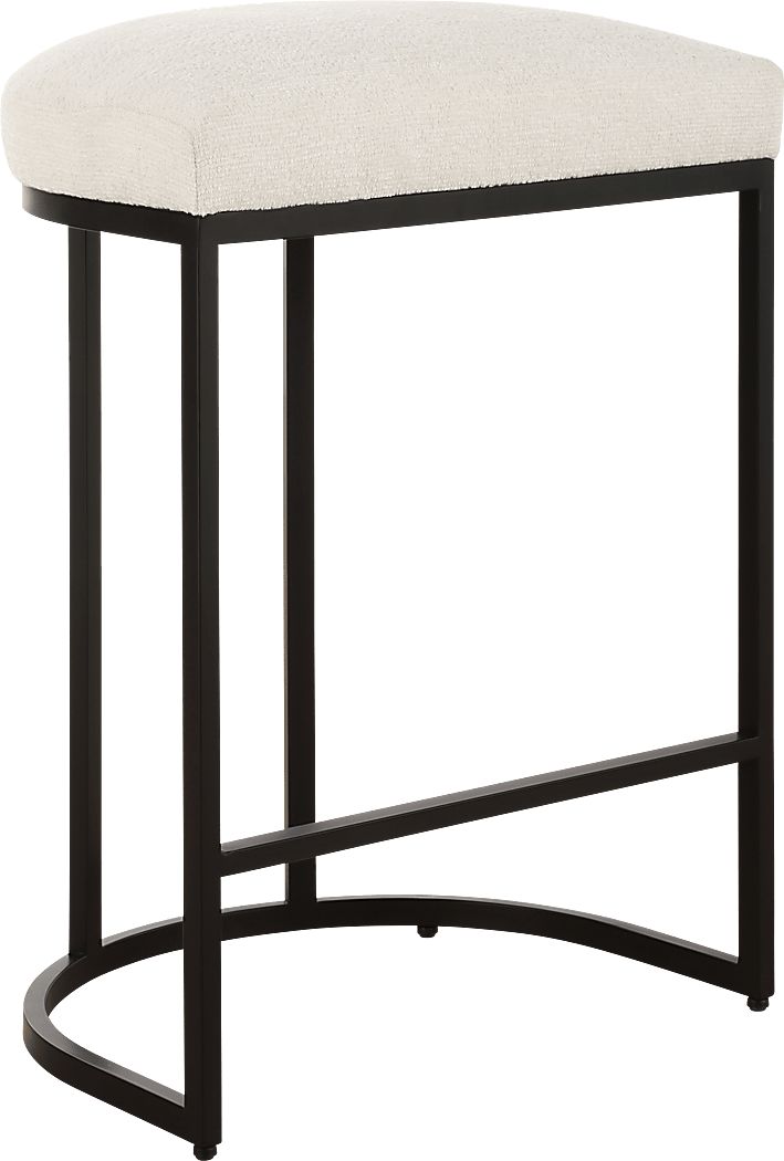 Jimin White Counter Stool