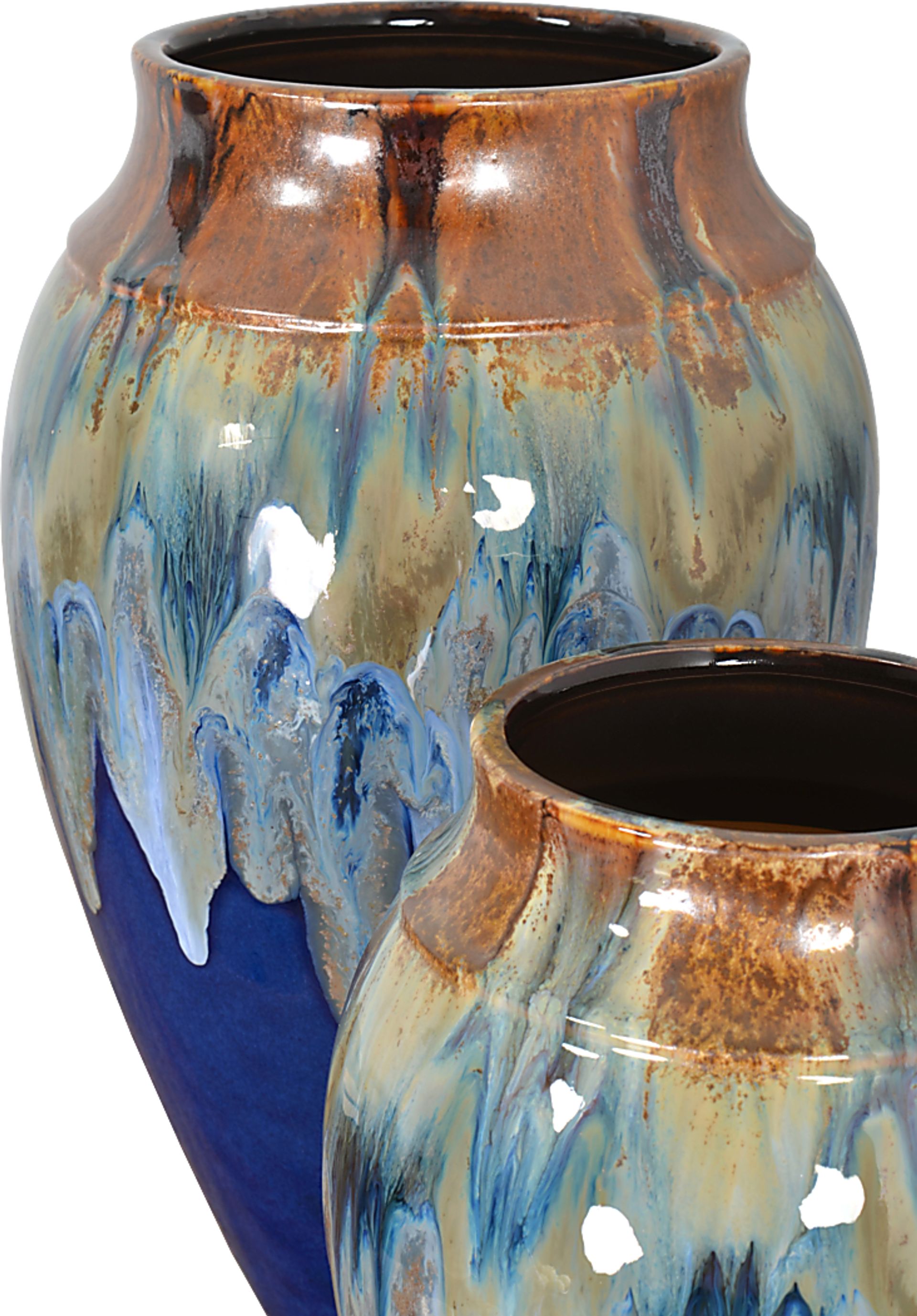 Jodelie Blue Vase, Set of 2 - Image 3