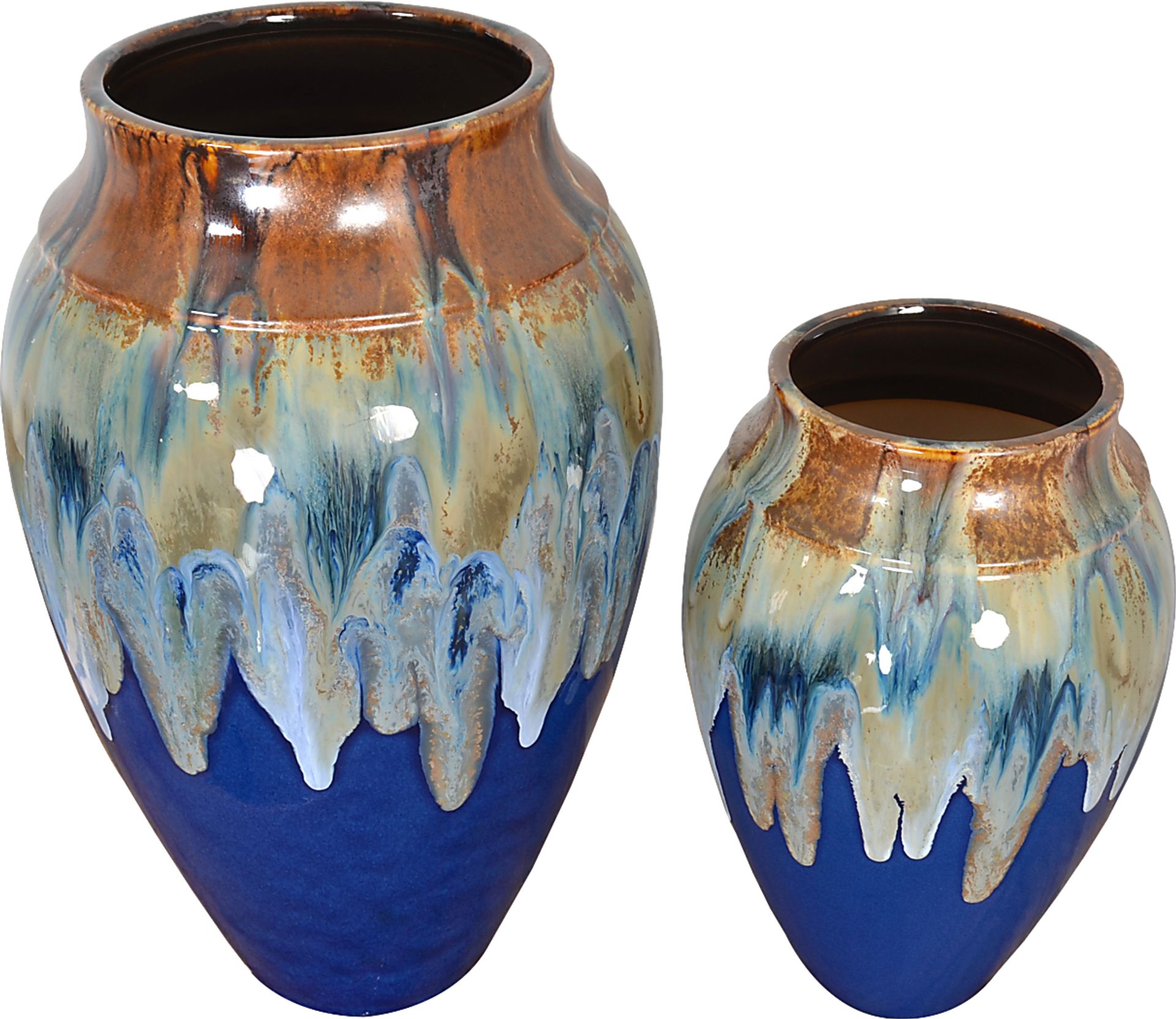 Jodelie Blue Vase, Set of 2 - Image 4