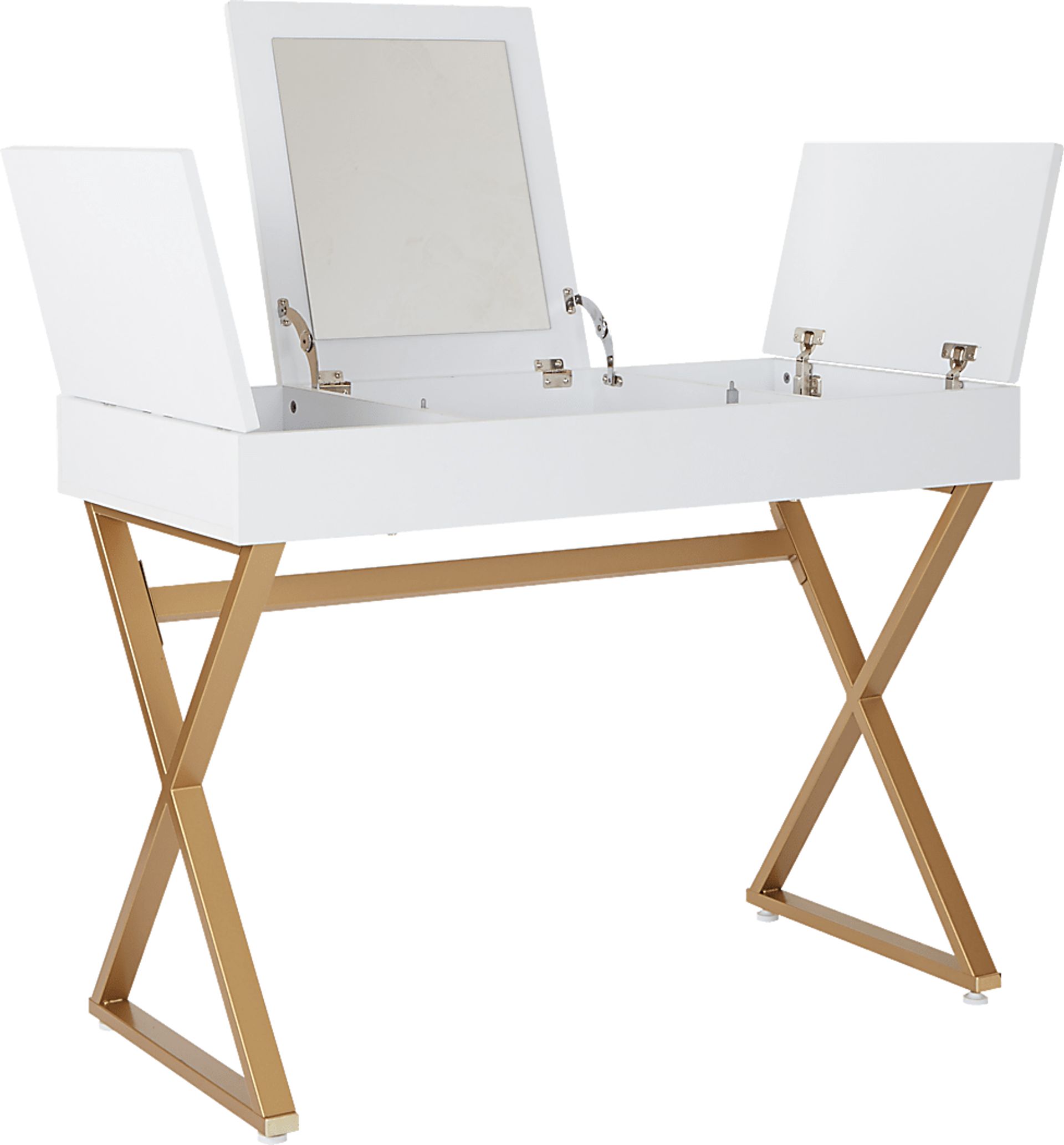 Joelette White Vanity Desk - Image 2