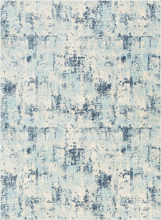 Joely Aqua 5'3 x 7'3 Indoor/Outdoor Rug - Thumbnail - Image 1