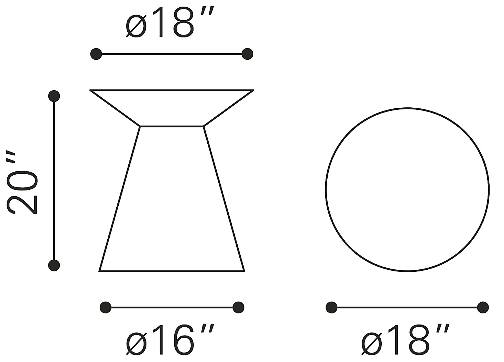 Joham Gold End Table - Image 9