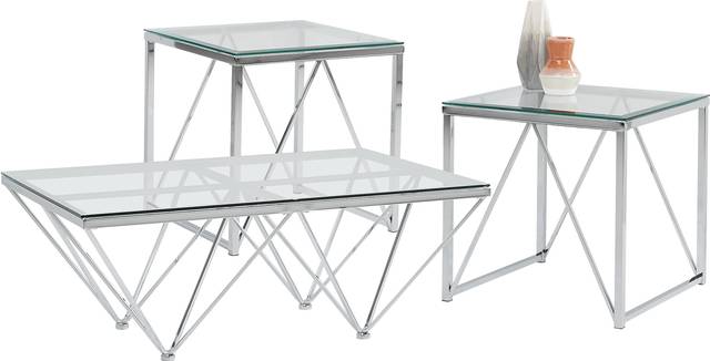 Johannah Gray 3 Pc Table Set - Thumbnail - Image 1