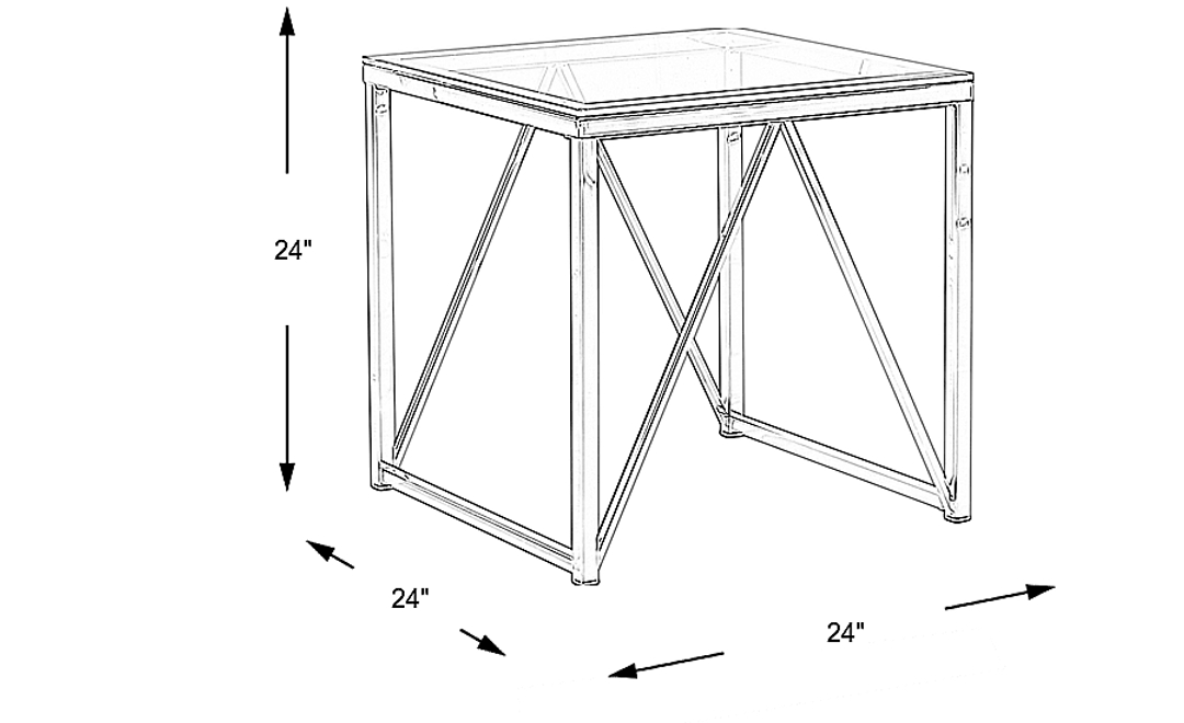 Johannah Gray End Table