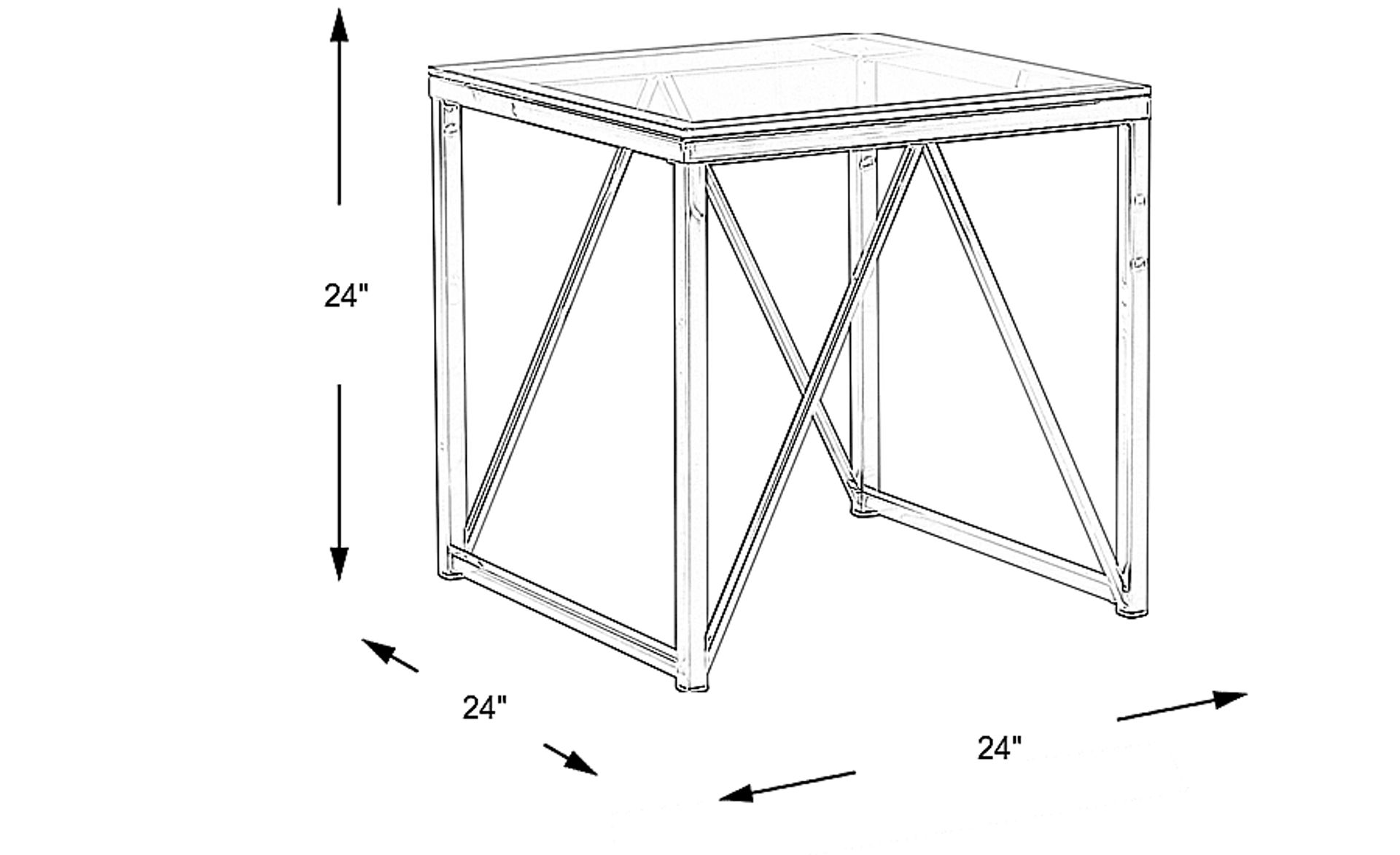 Dimension Image. Please refer to the Dimension Tab on this page for dimension details.