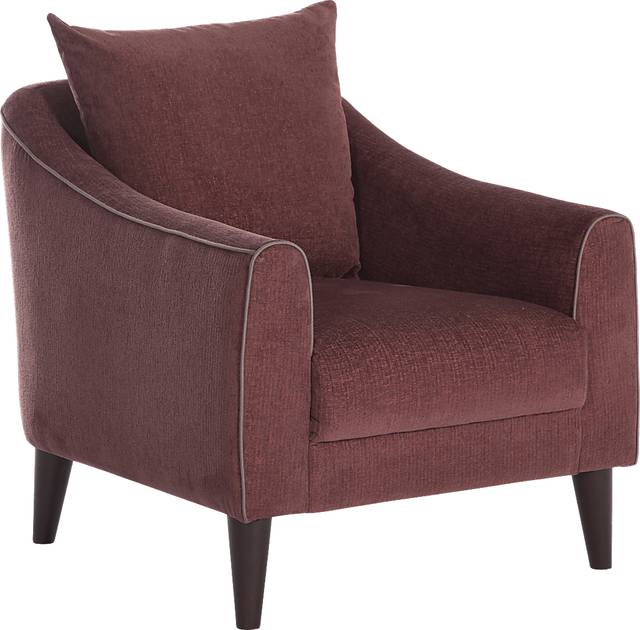 Johnstoun Plum Accent Chair - Thumbnail - Image 1