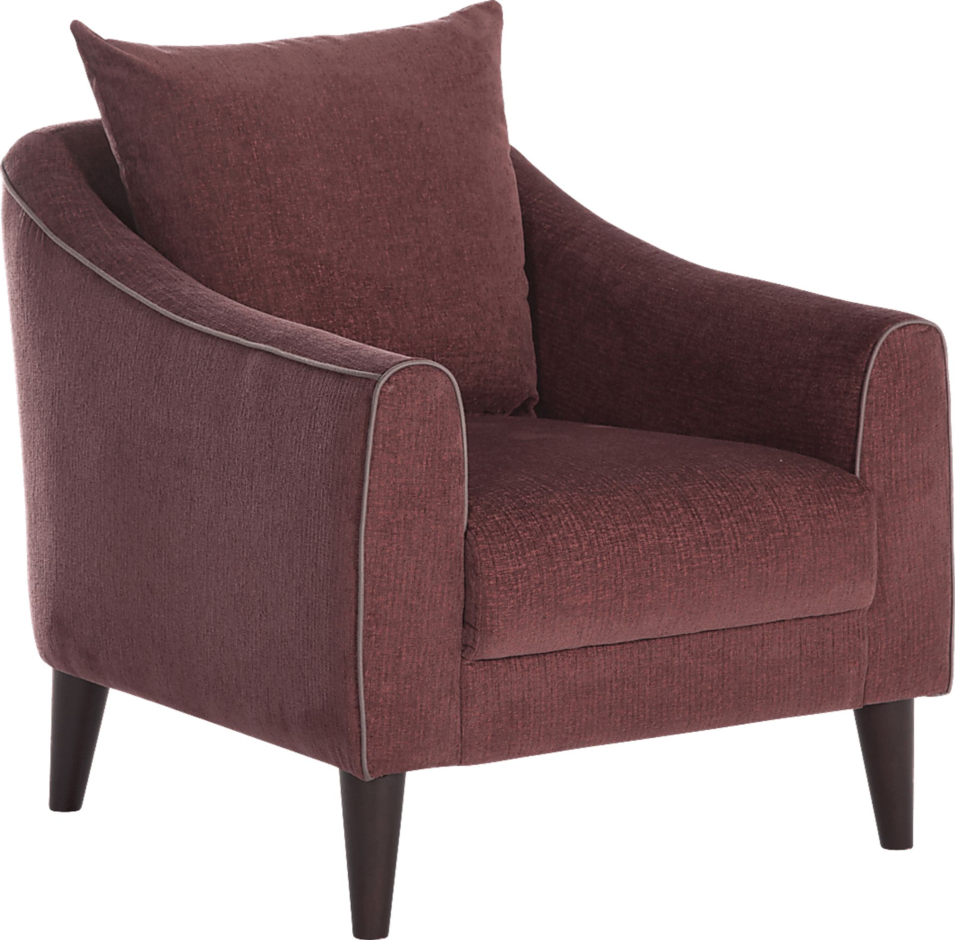Johnstoun Plum Accent Chair - Image 1