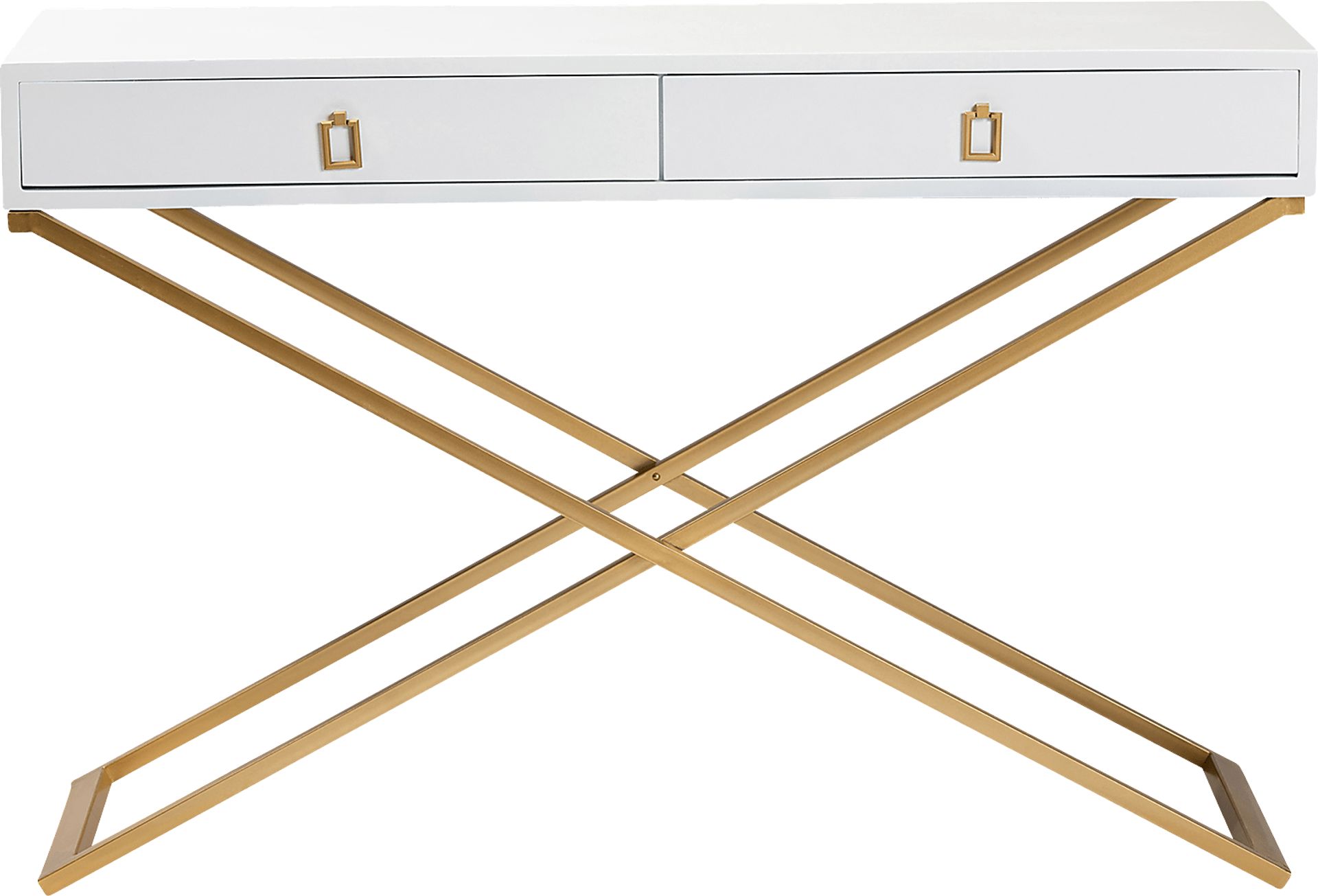 Joien White Sofa Table - Image 3