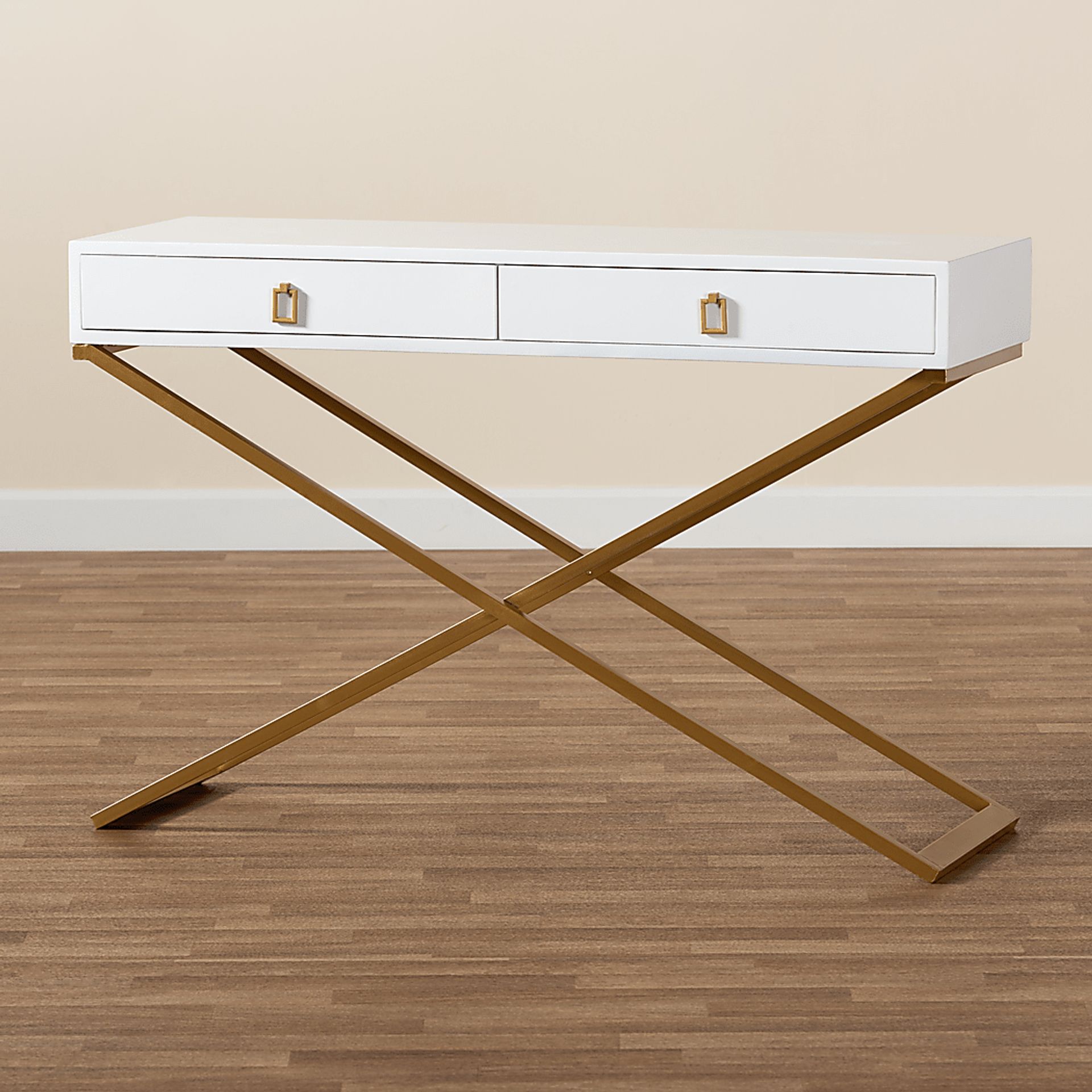 Joien White Sofa Table - Image 9