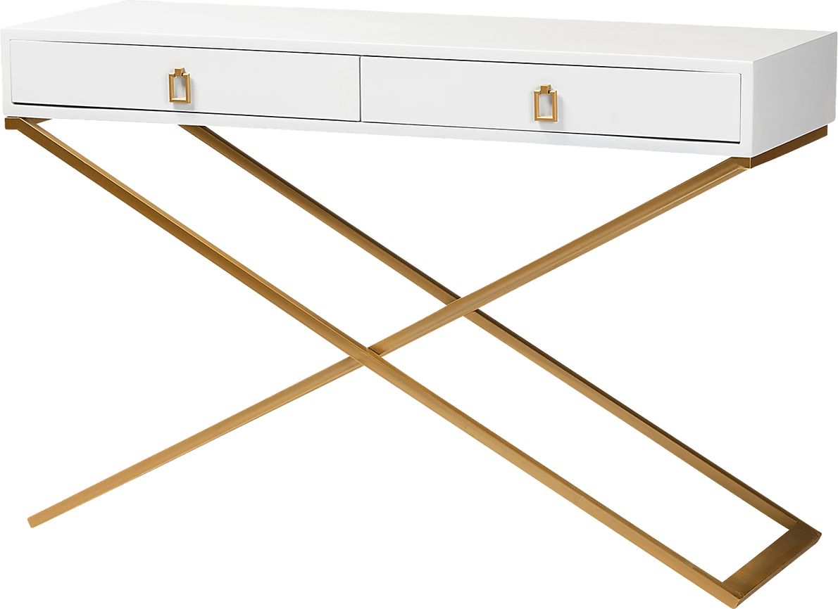 Joien White Sofa Table