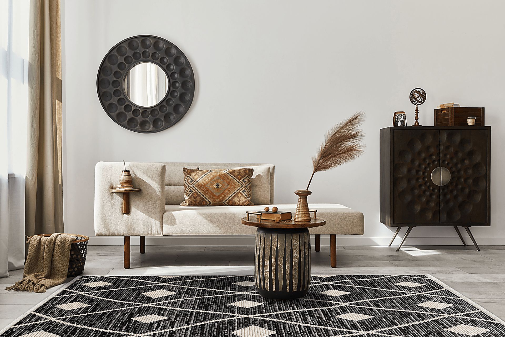 Jolcona Black 7'10 x 10'1 Rug - Image 2