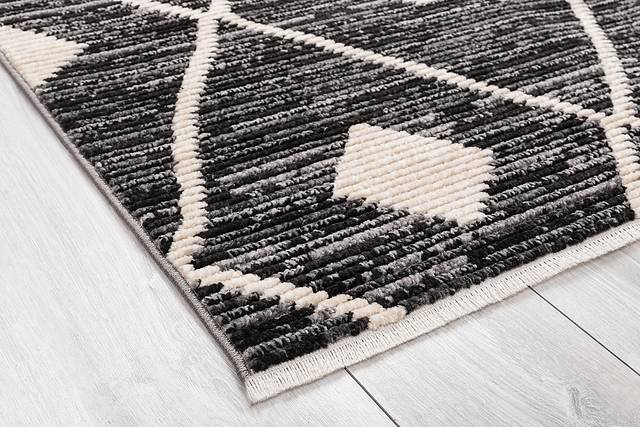 Jolcona Black 7'10 x 10'1 Rug - Thumbnail - Image 4