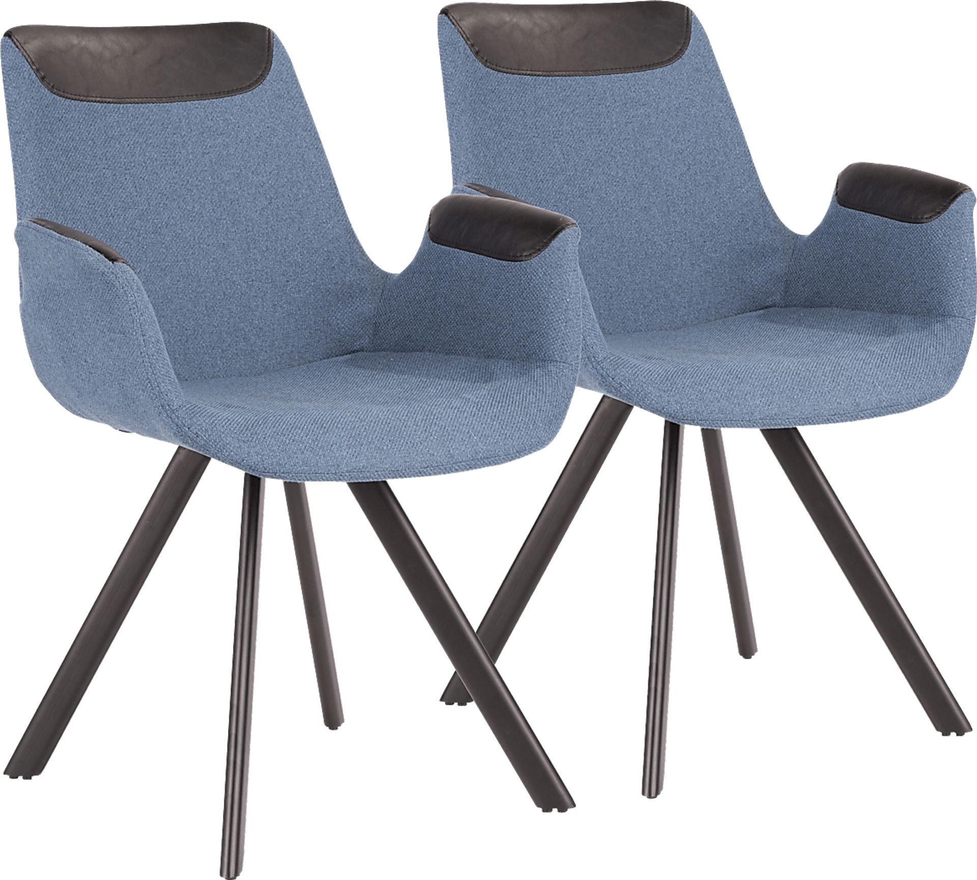 Jolena Blue Arm Chair, Set of 2 - Image 1
