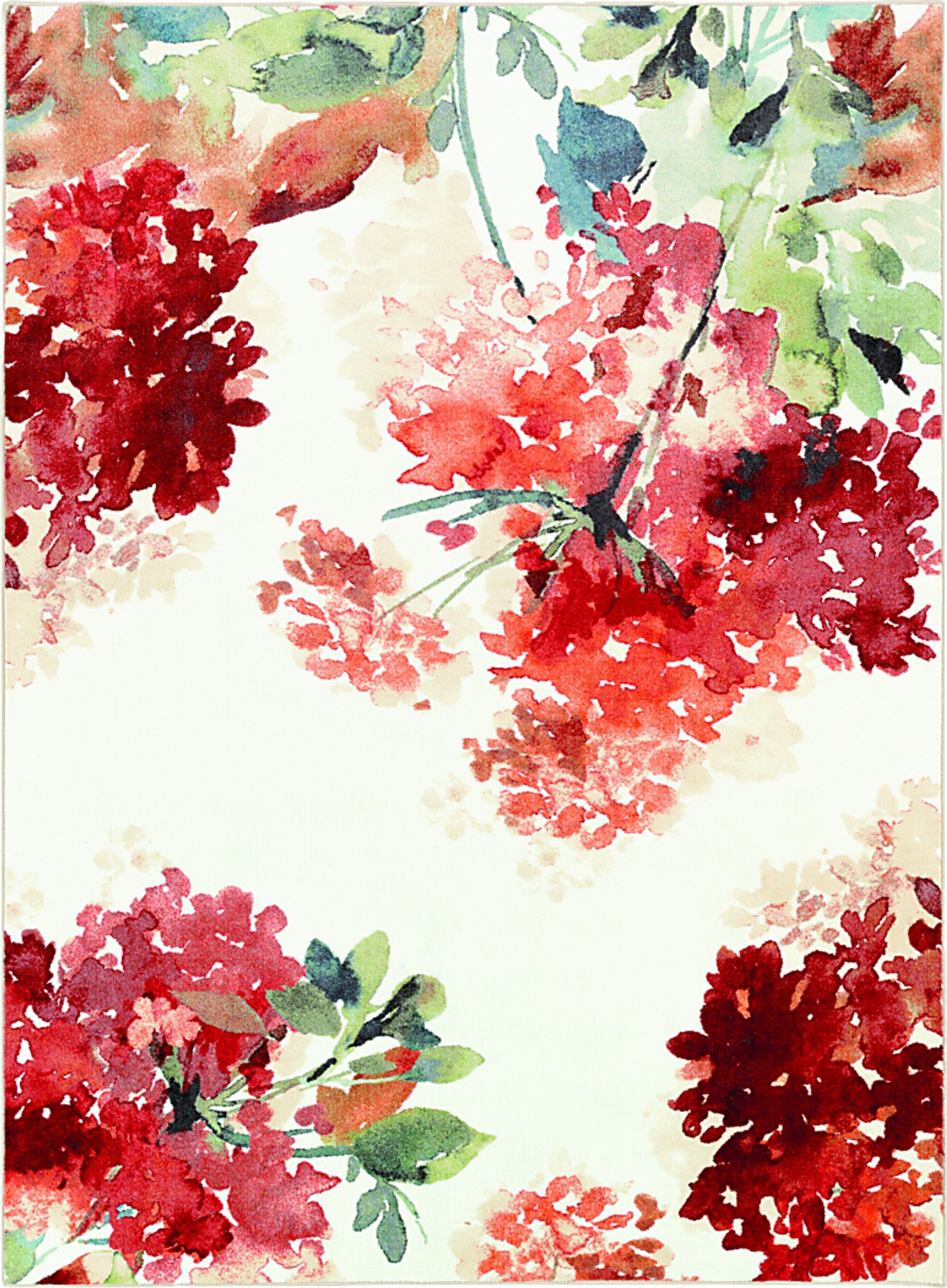 Jolicia Ivory 5' x 8' Rug - Image 1