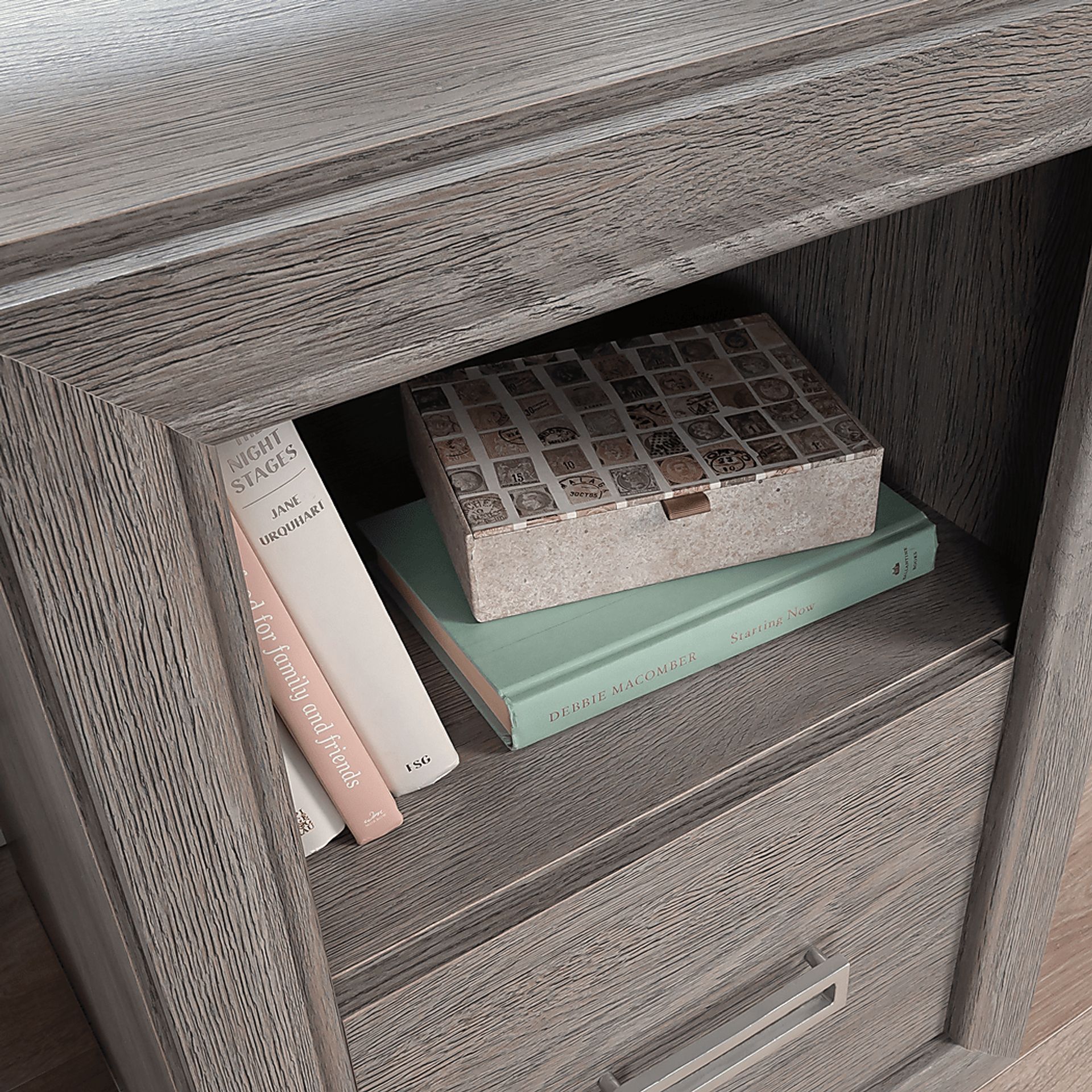 Jolicoeur Gray Desk - Image 3