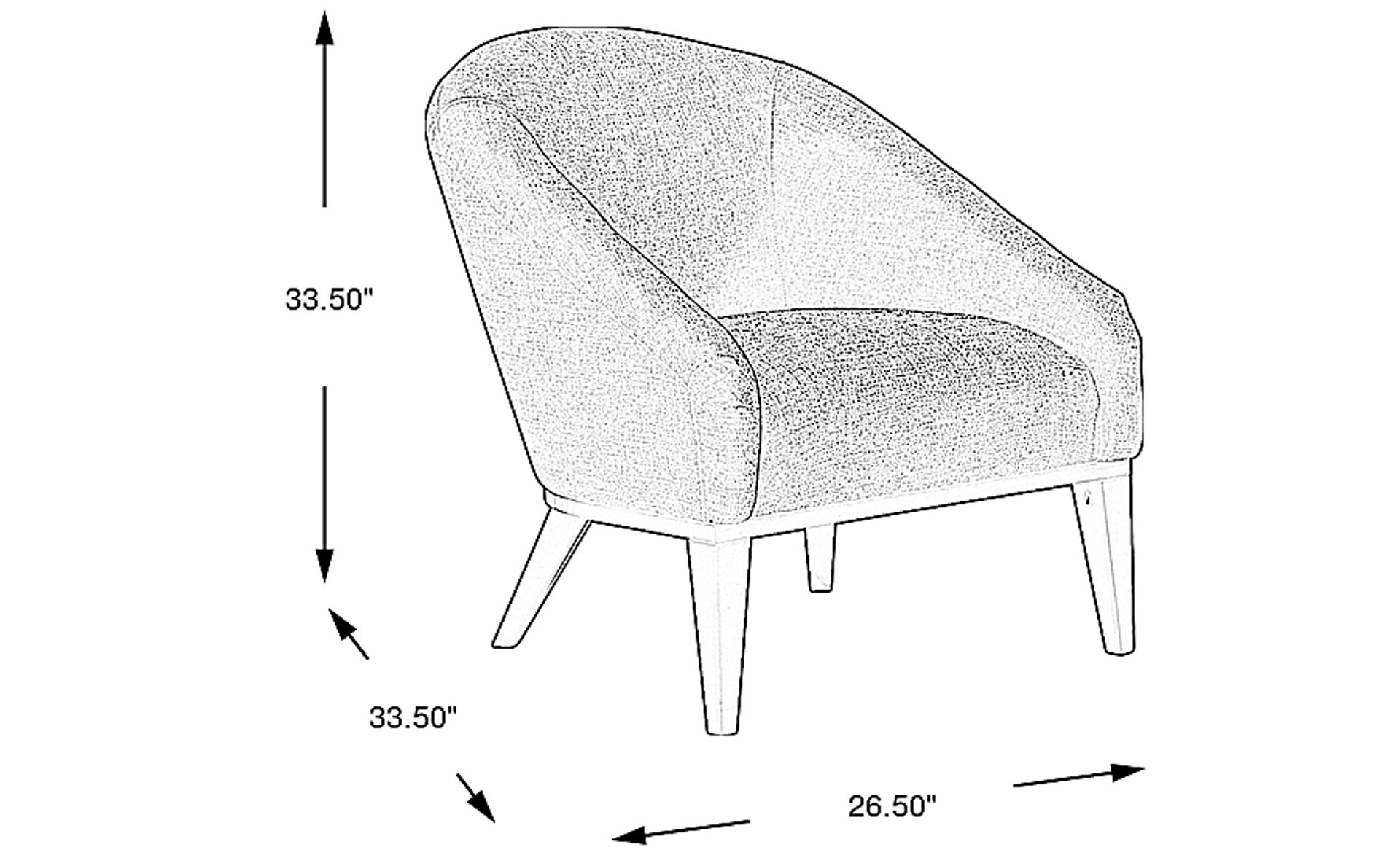 Dimension Image. Please refer to the Dimension Tab on this page for dimension details.