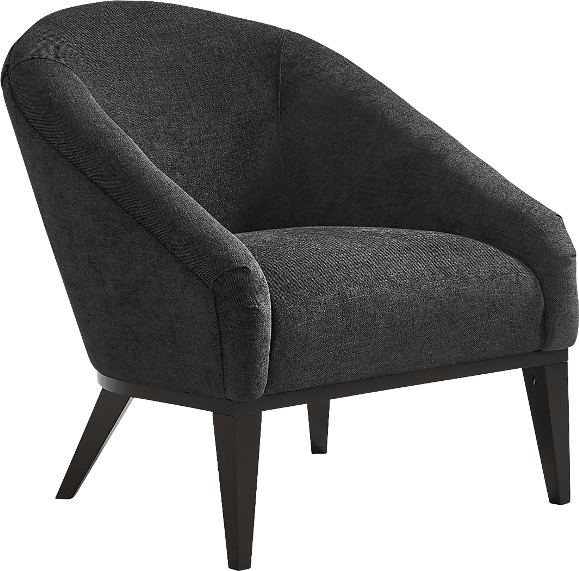 Jolie Black Chenille Fabric Accent Chair Rooms to Go