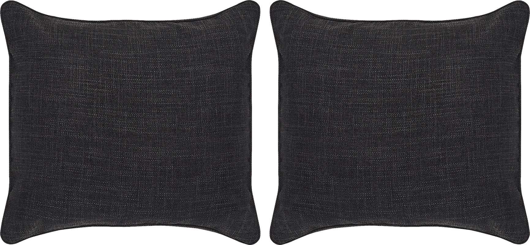 Jolie Black Accent Pillow Set of 2