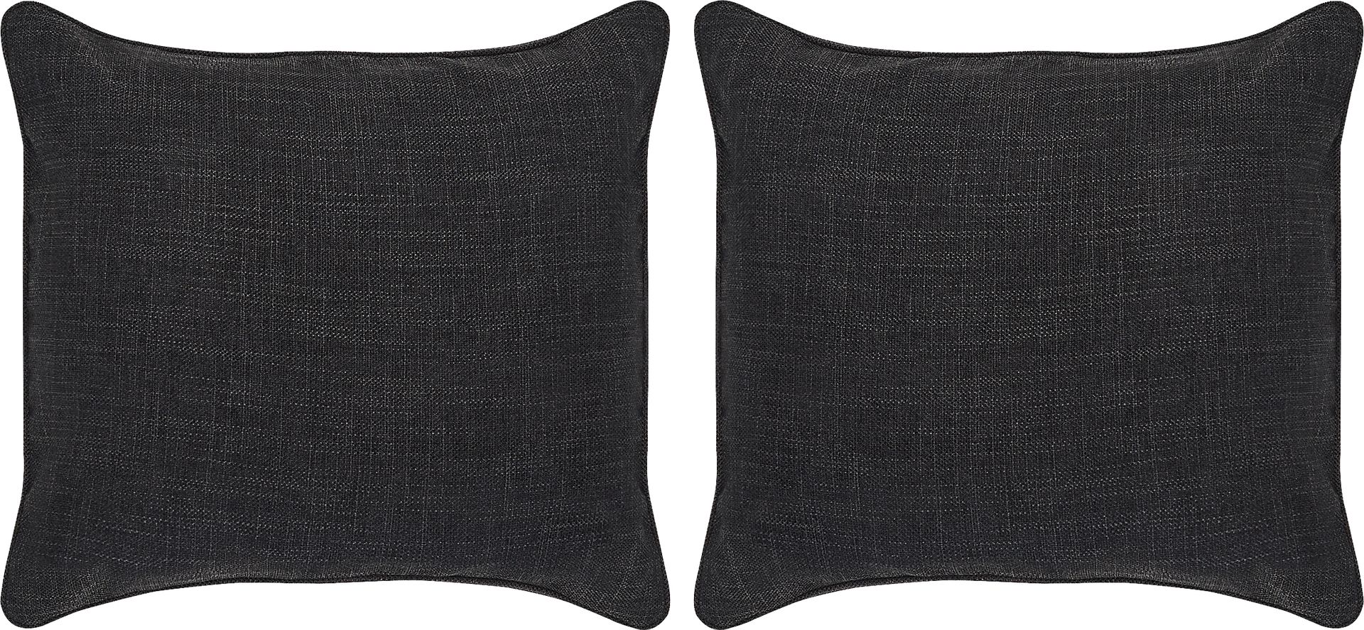 Jolie Black Accent Pillow Set of 2 - Image 1