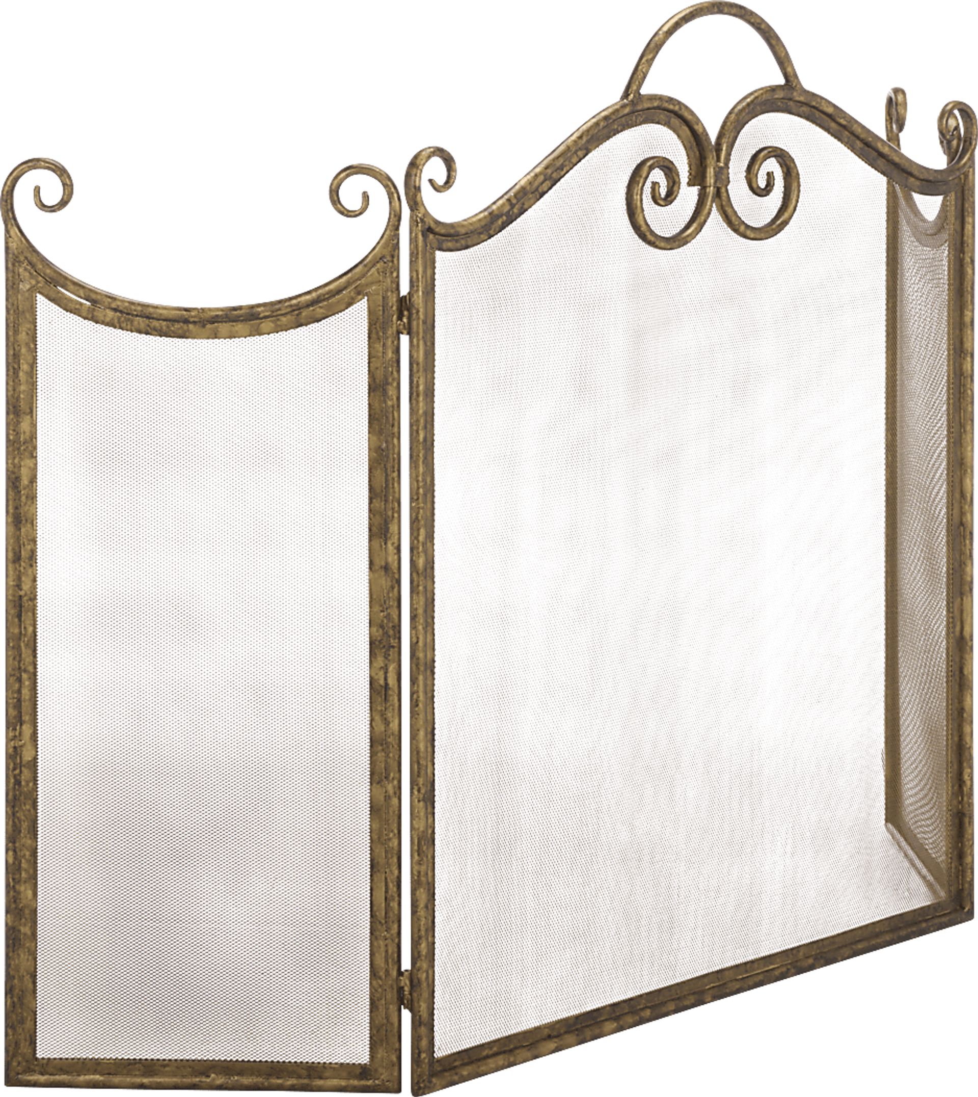Jolmuse Brass Fireplace Screen - Image 5