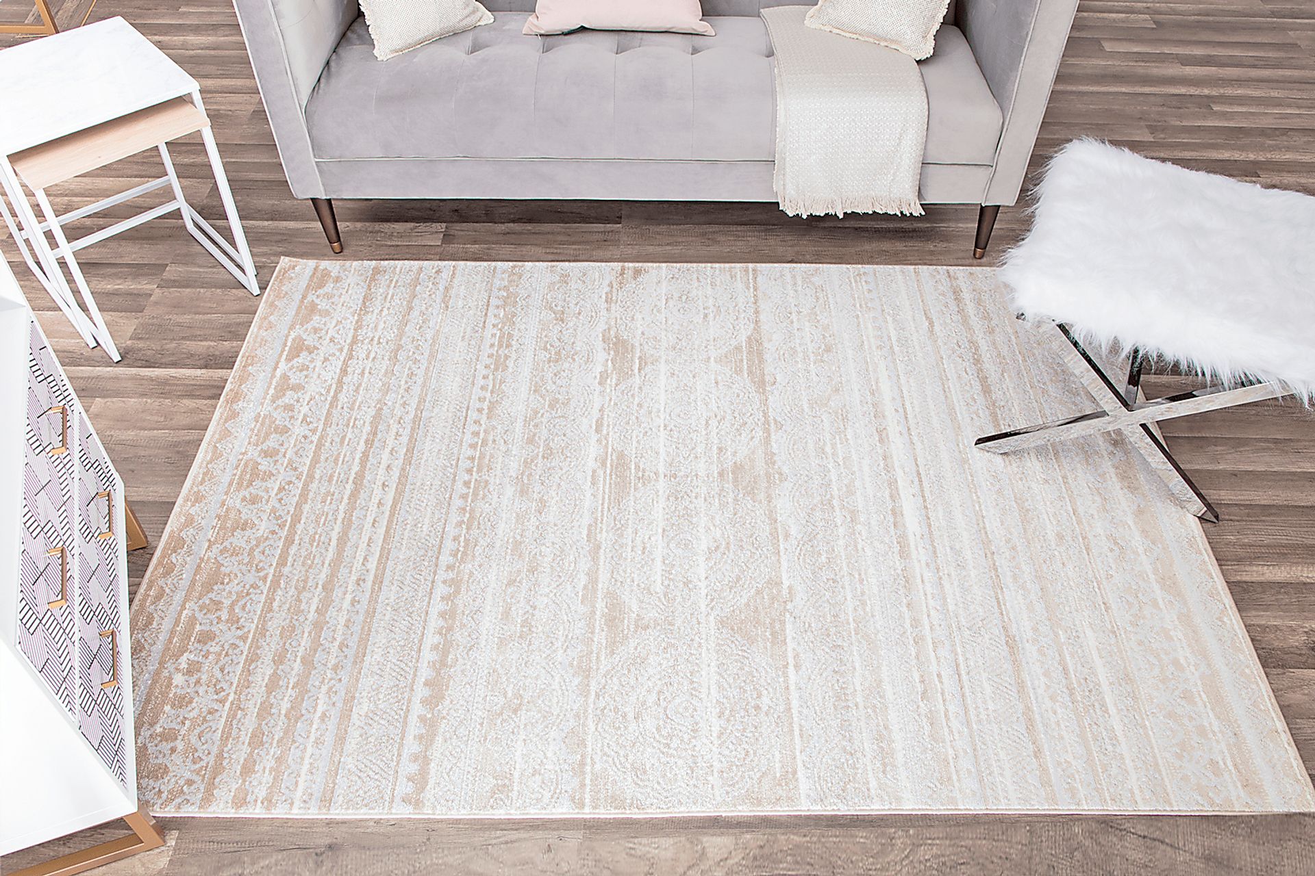 Jolyon Cream 5'3 x 7' Rug - Image 3