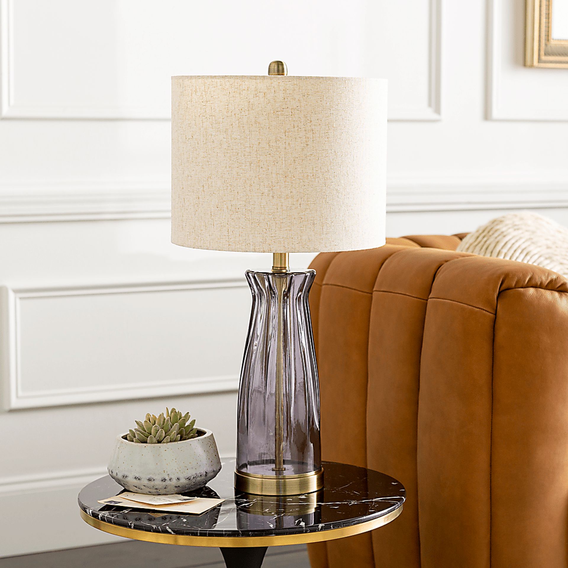 Jomar Hills Purple Lamp - Image 2