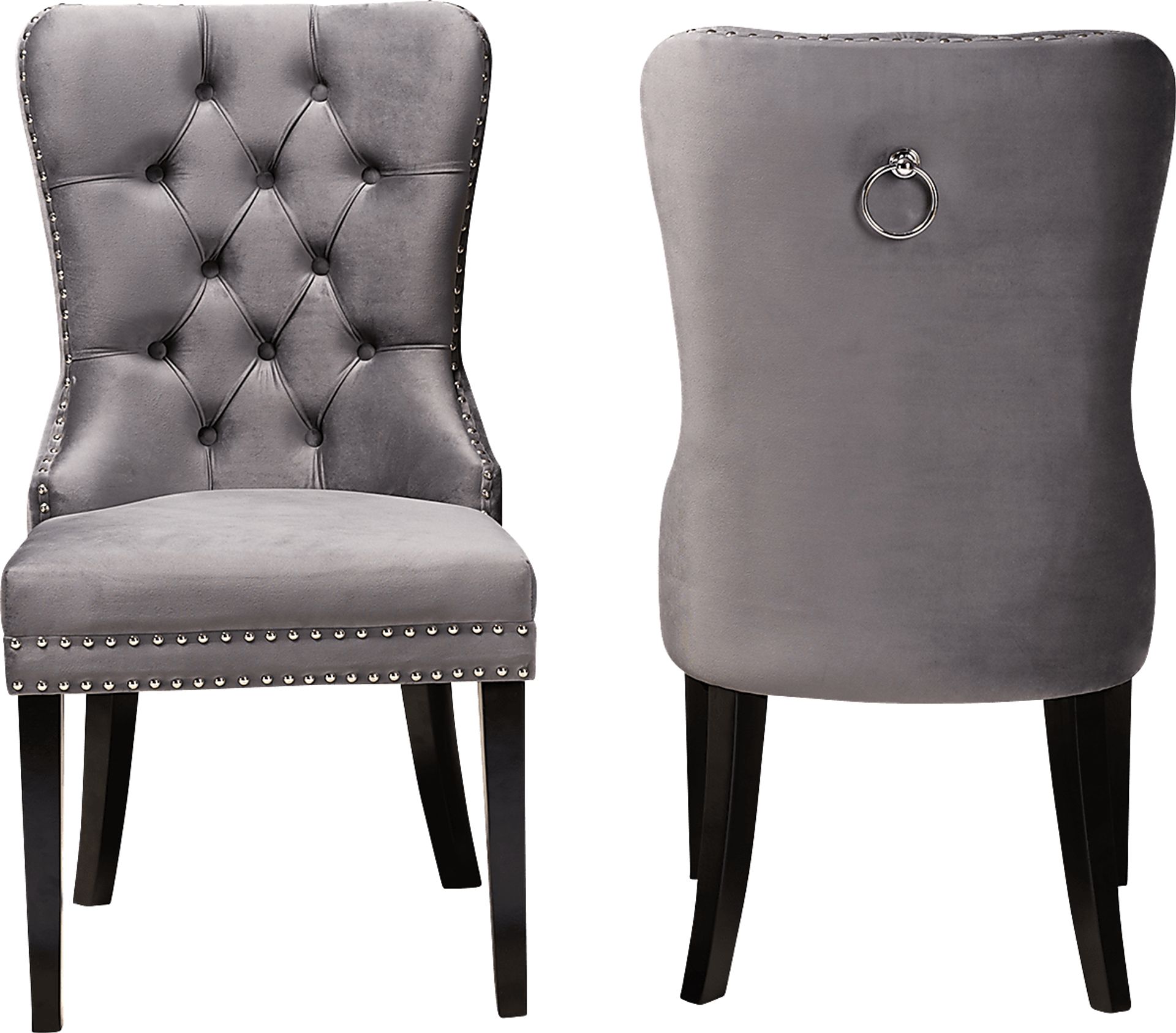 Jomax Gray Dining Chair, Set of 2 - Image 2