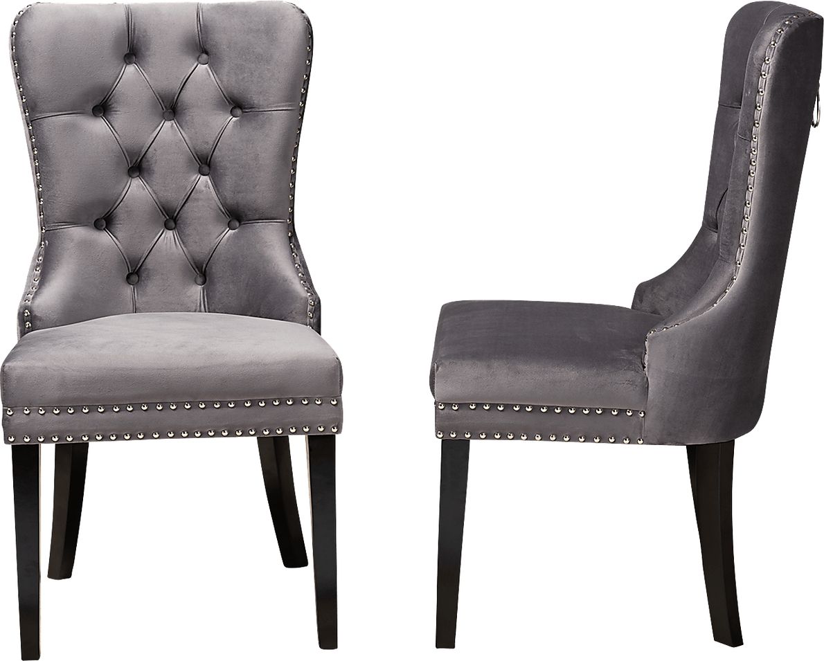 Jomax Gray Dining Chair, Set of 2