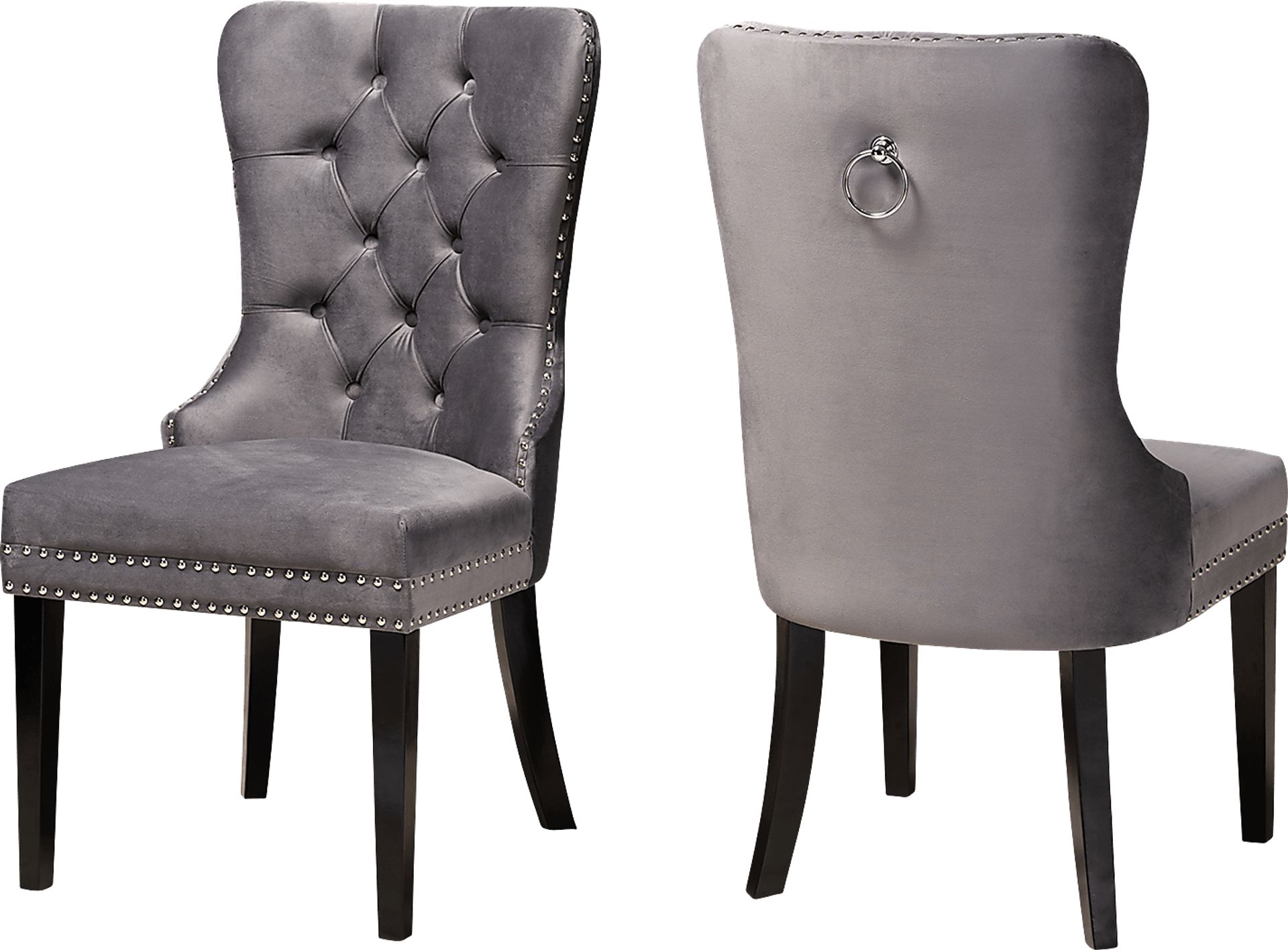 Jomax Gray Dining Chair, Set of 2 - Image 1