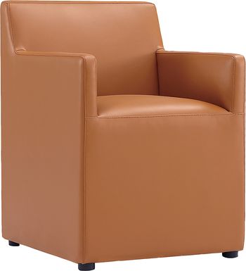 Jonagold II Brown Arm Chair