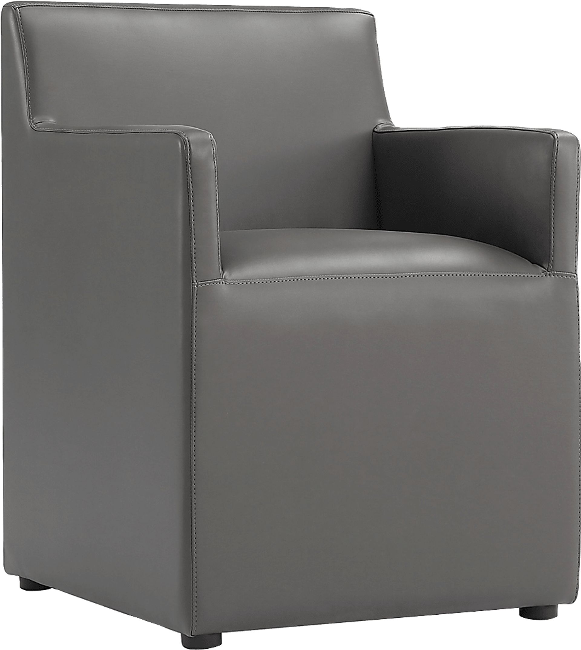 Jonagold II Pewter Arm Chair - Image 1