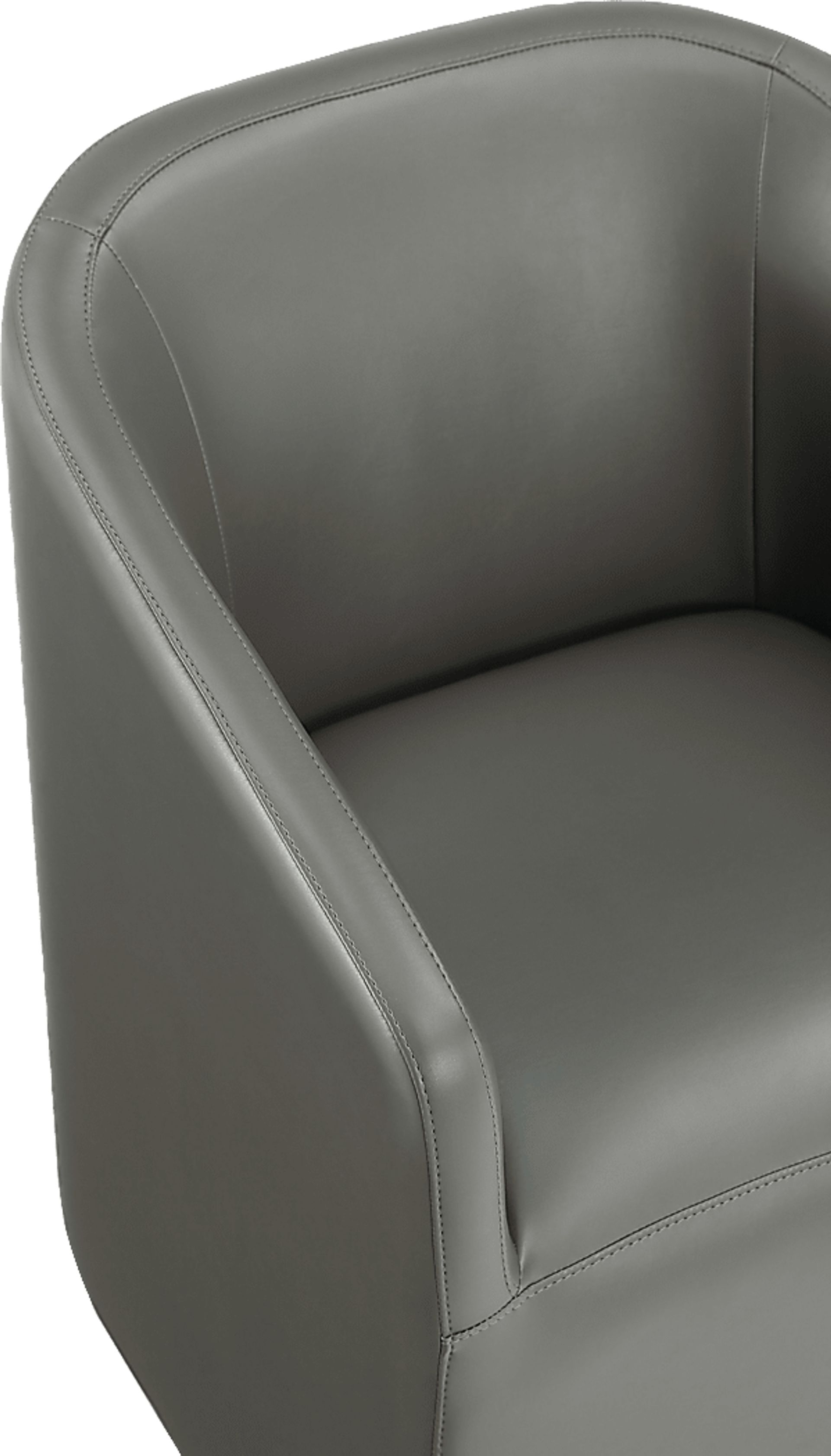 Jonagold III Pewter Arm Chair - Image 5