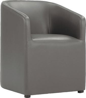 Jonagold III Pewter Arm Chair