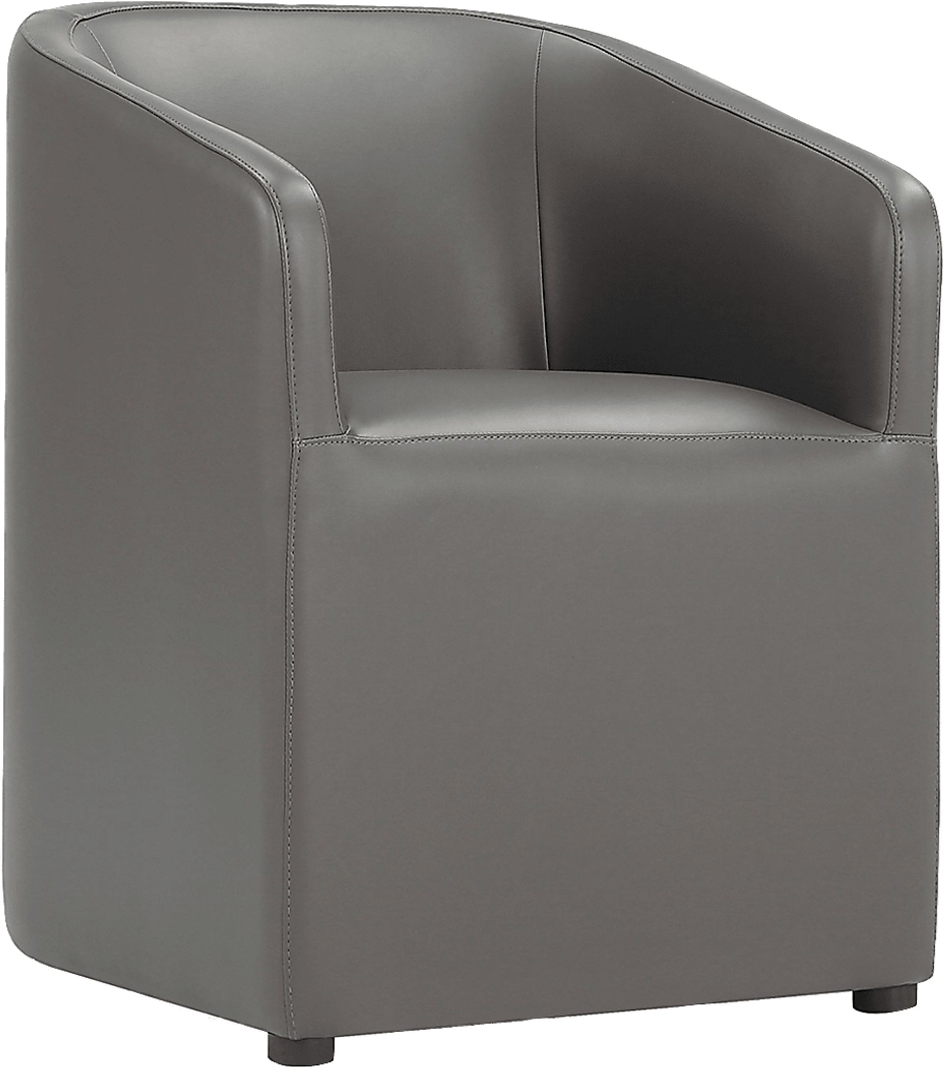 Jonagold III Pewter Arm Chair - Image 1