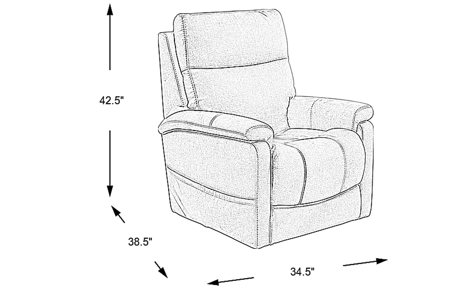 Dimension Image. Please refer to the Dimension Tab on this page for dimension details.