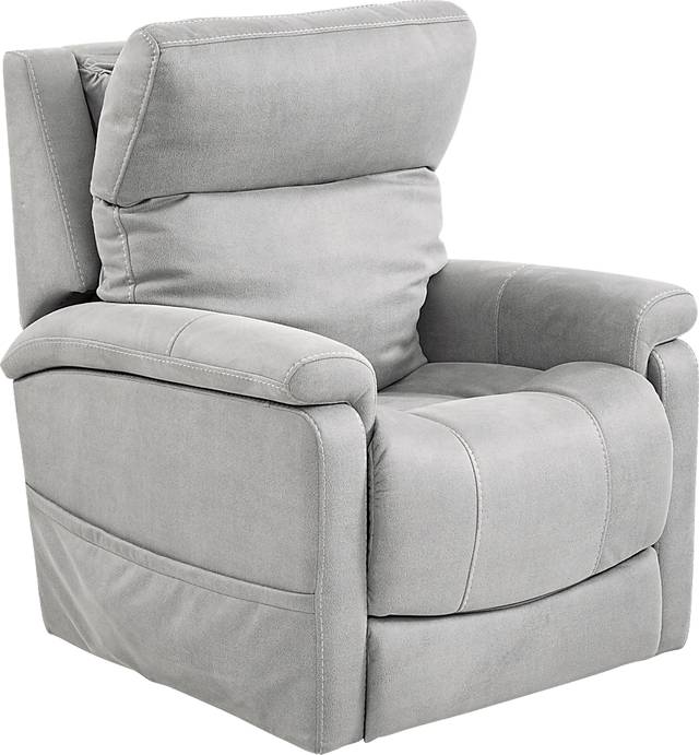 Jonah Way Dove Dual Power Recliner - Thumbnail - Image 4