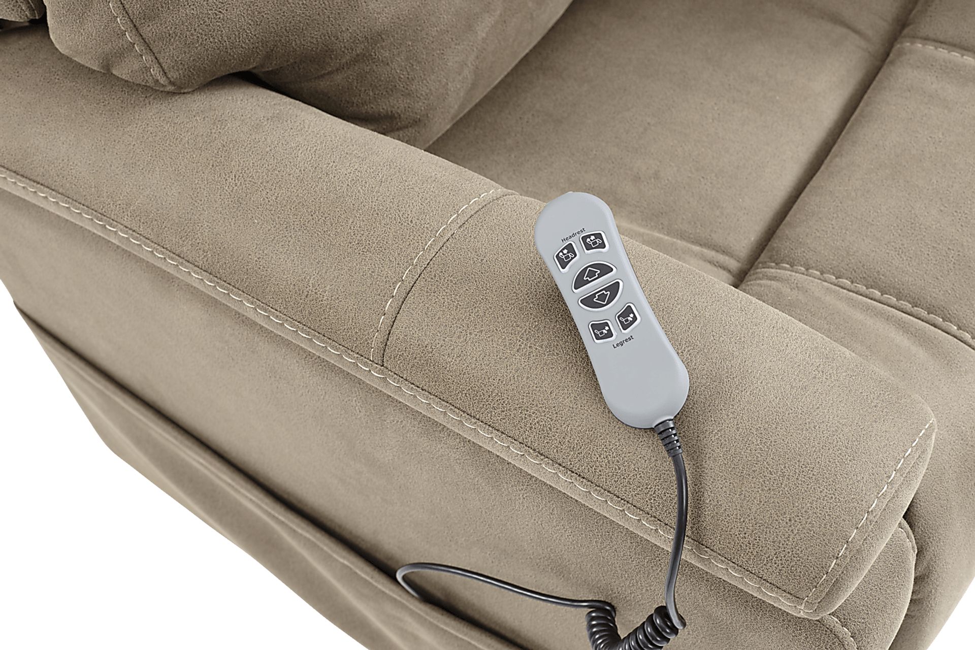 Jonah Way Granite Dual Power Recliner - Image 6