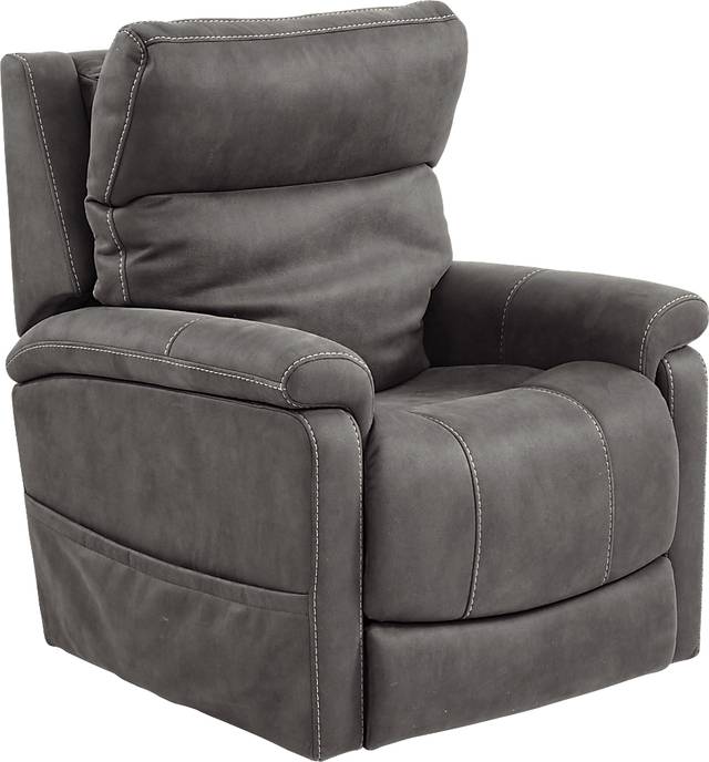 Jonah Way Gunmetal Power Recliner - Thumbnail - Image 4