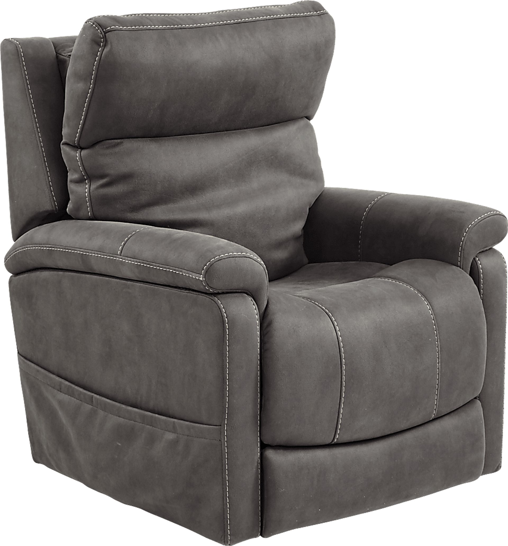Jonah Way Gunmetal Power Recliner - Image 4