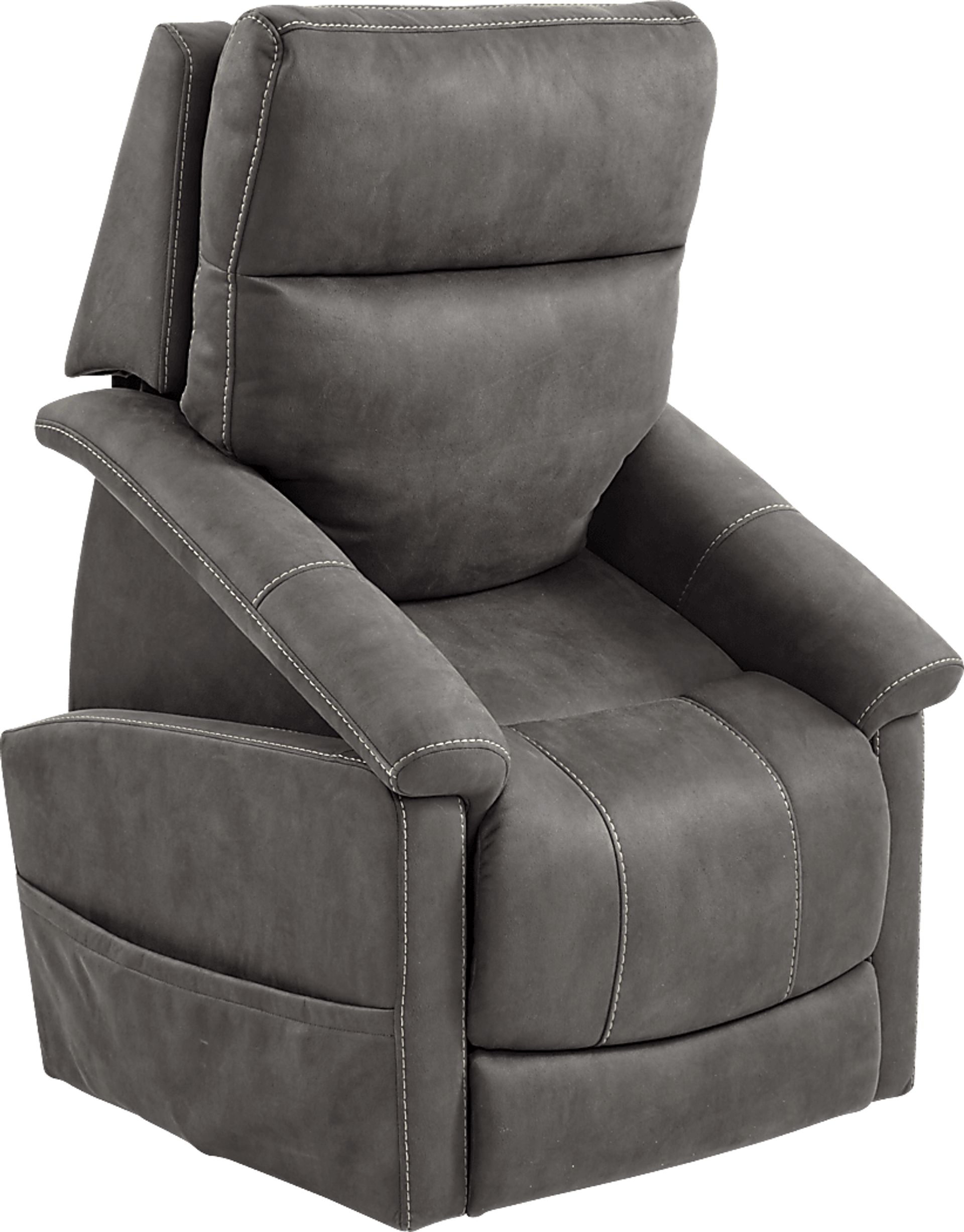 Jonah Way Gunmetal Power Recliner - Image 5