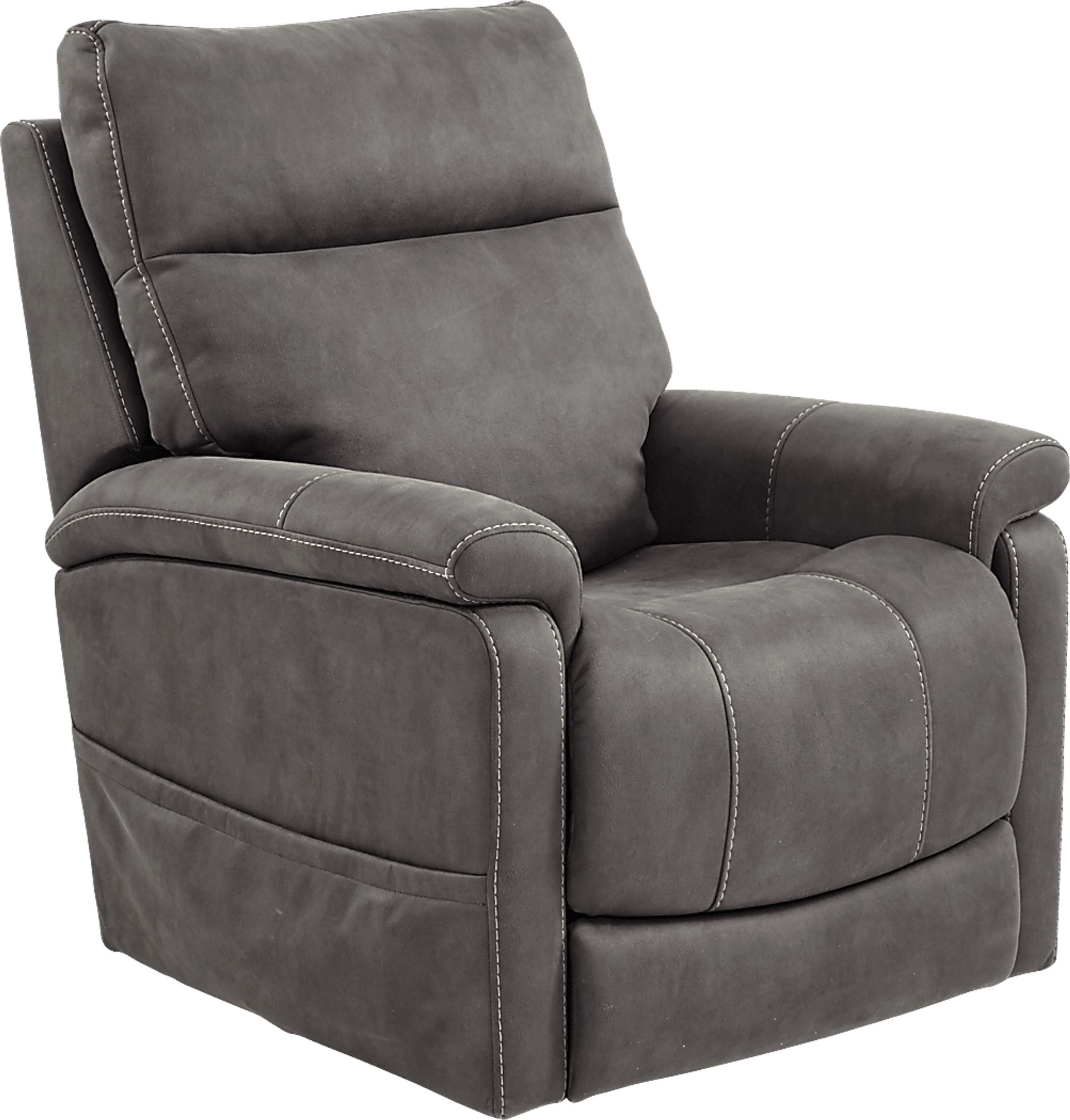 Jonah Way Gunmetal Power Recliner - Image 1