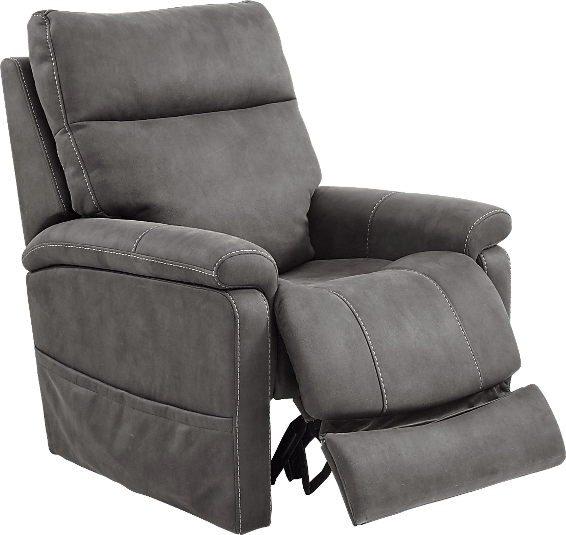 Jonah Way Gunmetal Dual Power Recliner - Image 1