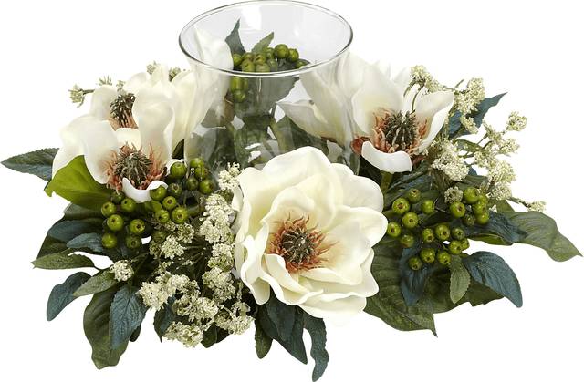 Jonila Green Magnolia Silk Floral - Thumbnail - Image 2