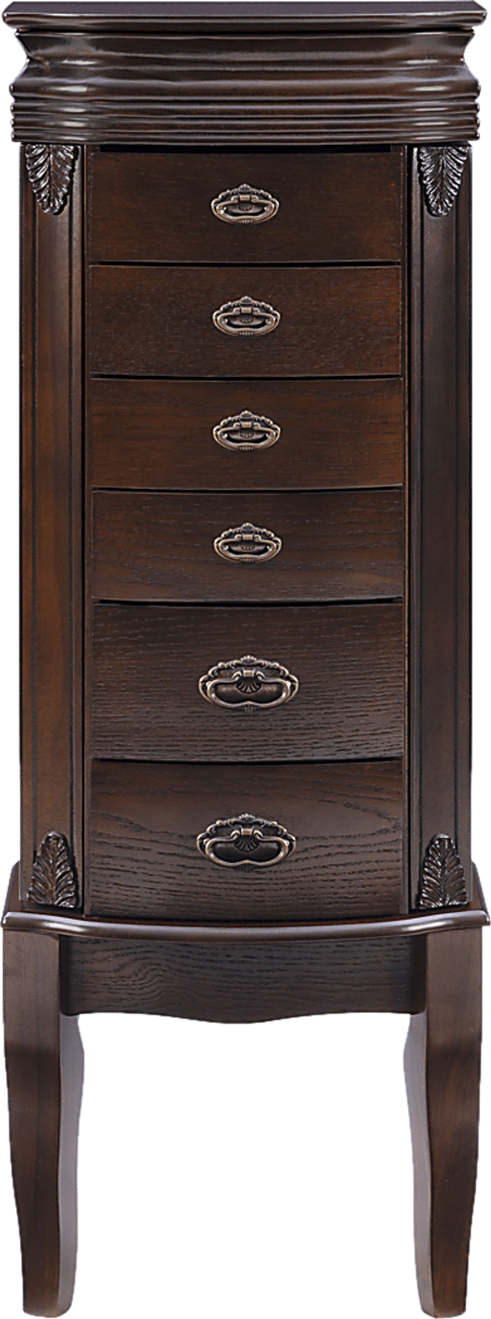Jonquill Brown Jewelry Armoire - Image 4