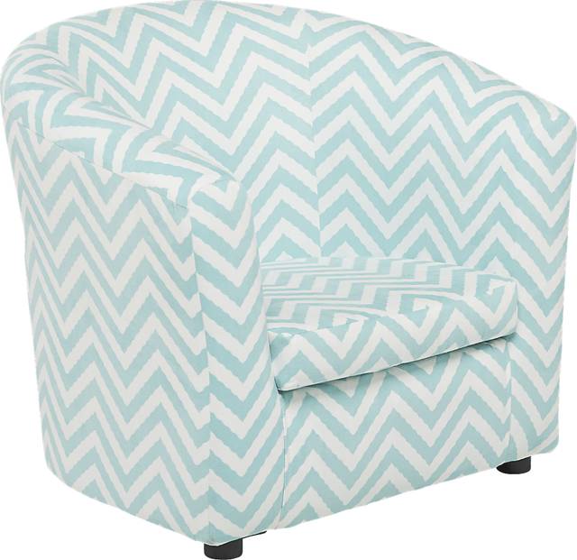 Jordan Aqua Chevron Chair - Thumbnail - Image 1