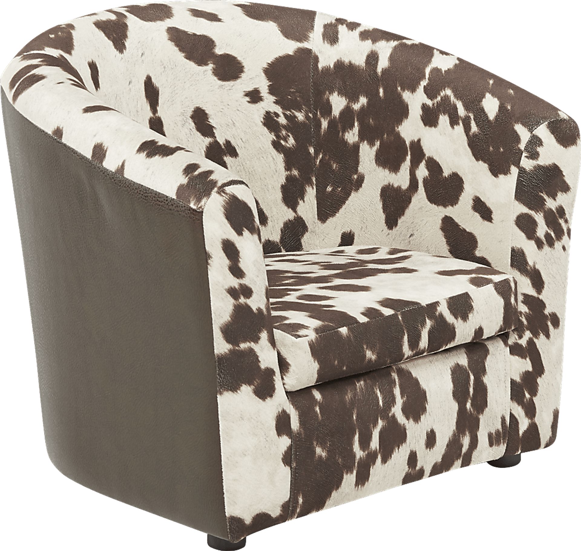 Jordan Brown Cow Chair - Image 1