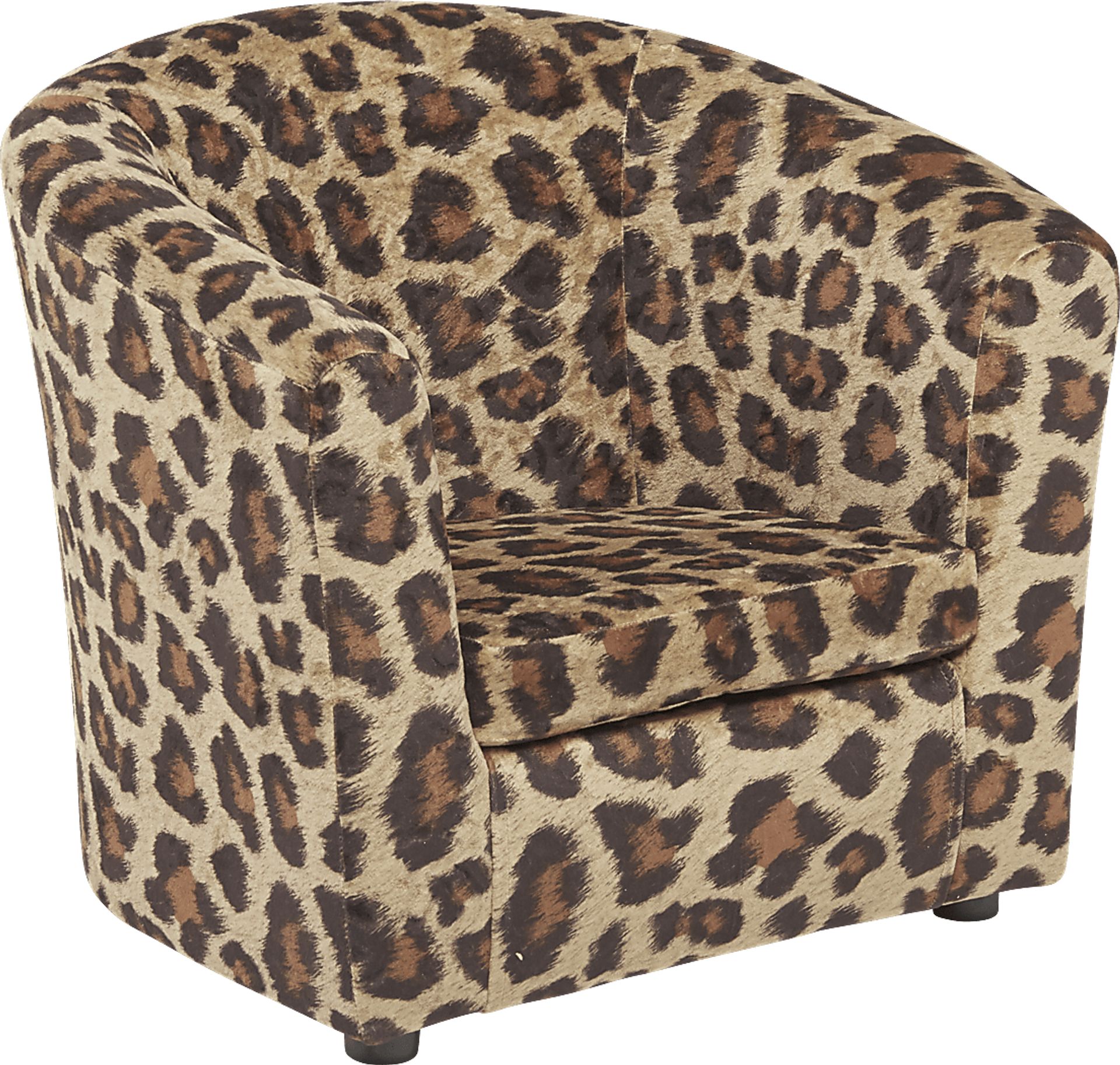 Jordan Brown Leopard Chair - Image 1