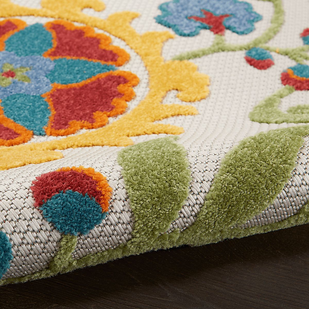 Pegram Ivory,Ivory/Multi,Multi Beige,Blue,Multi Rugs | Rooms to Go
