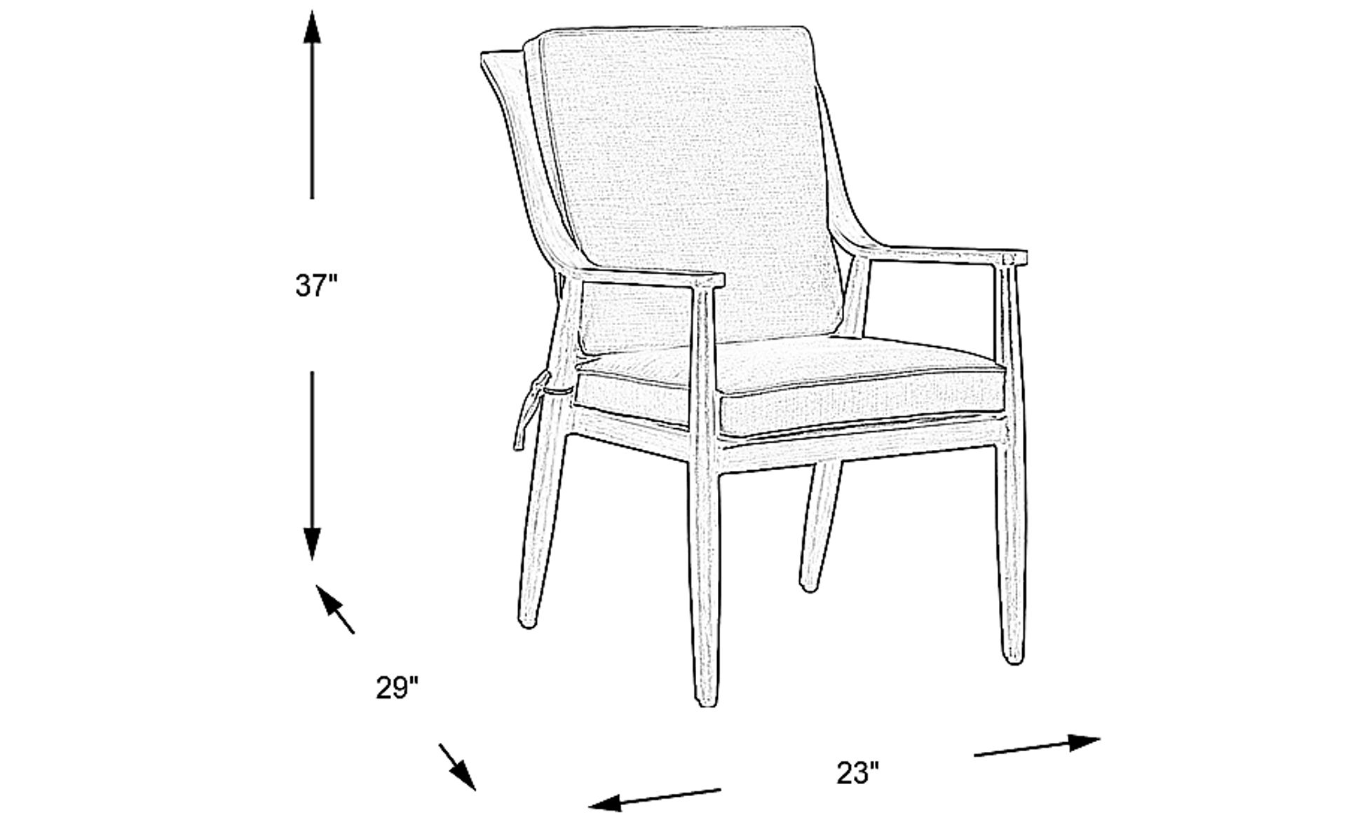 Dimension Image. Please refer to the Dimension Tab on this page for dimension details.